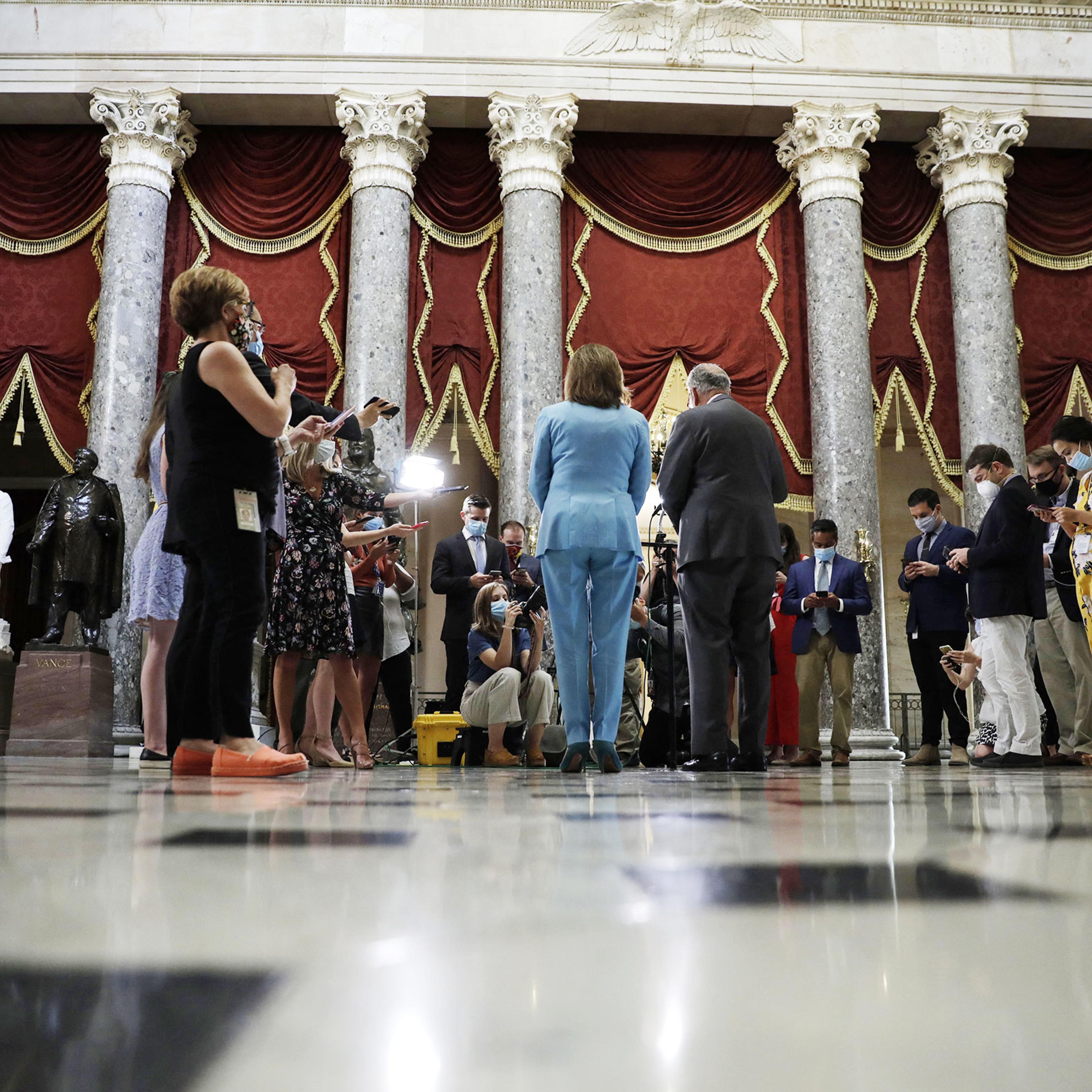Pelosi-Schumer-Mnuchin meeting - Washington