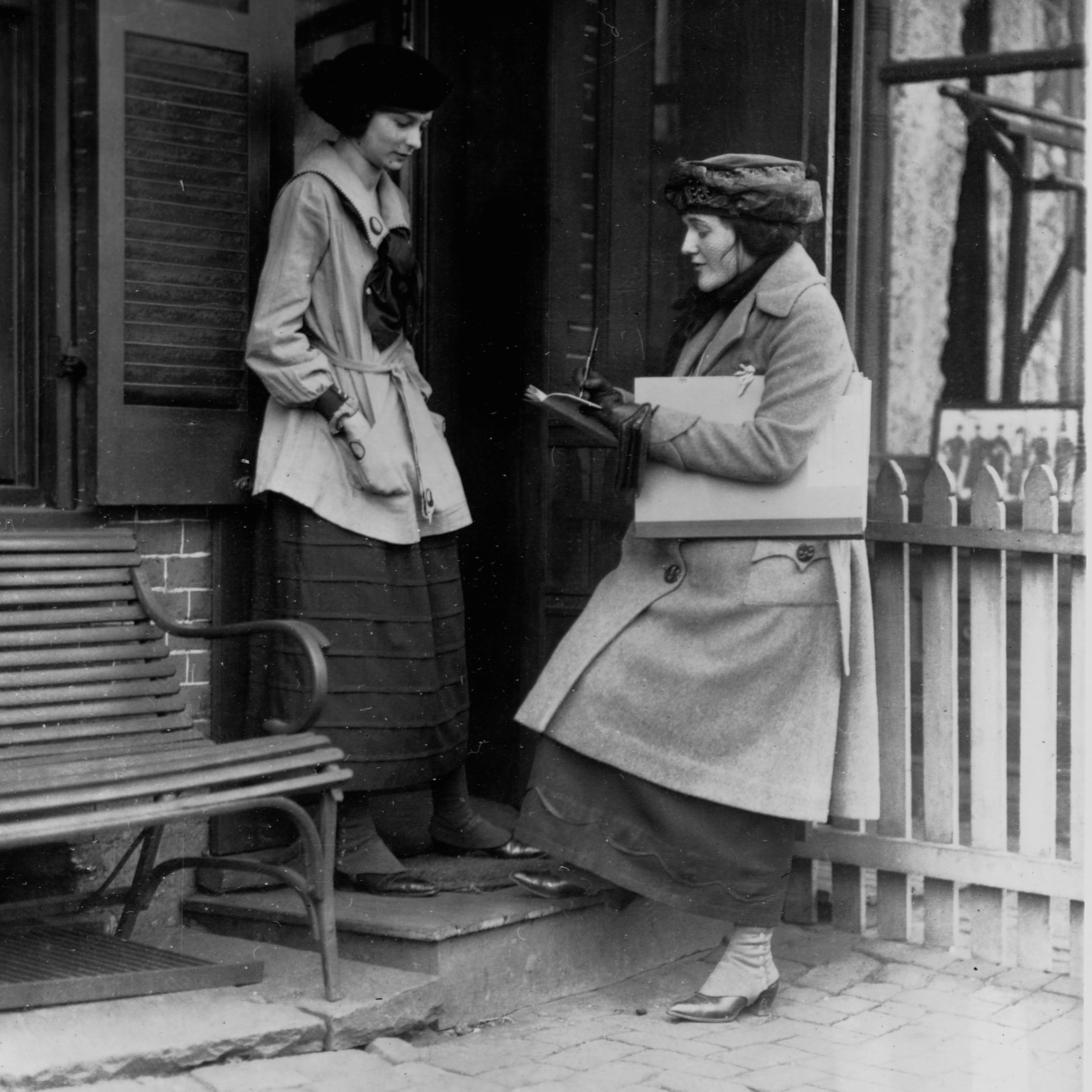Census Taker Asks Woman Questions