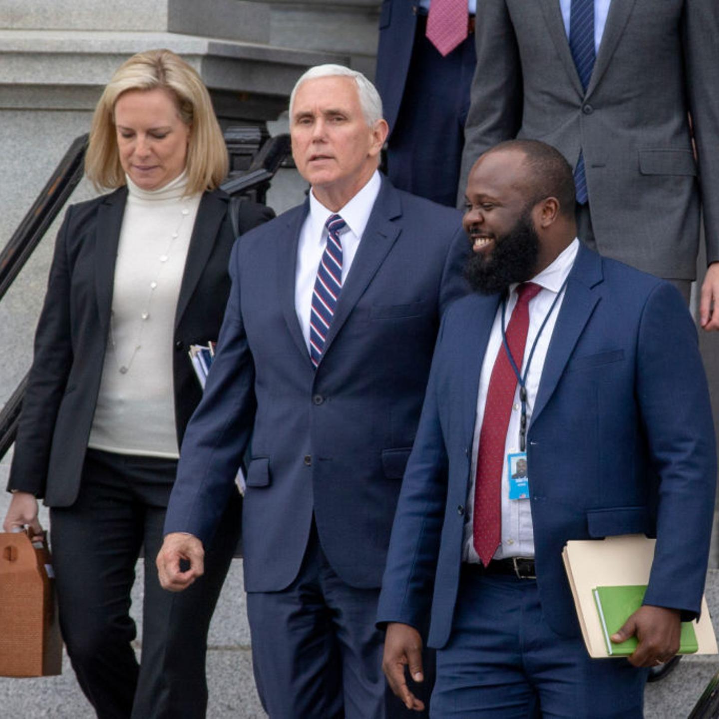 White House Administration Officials Arrive To White House