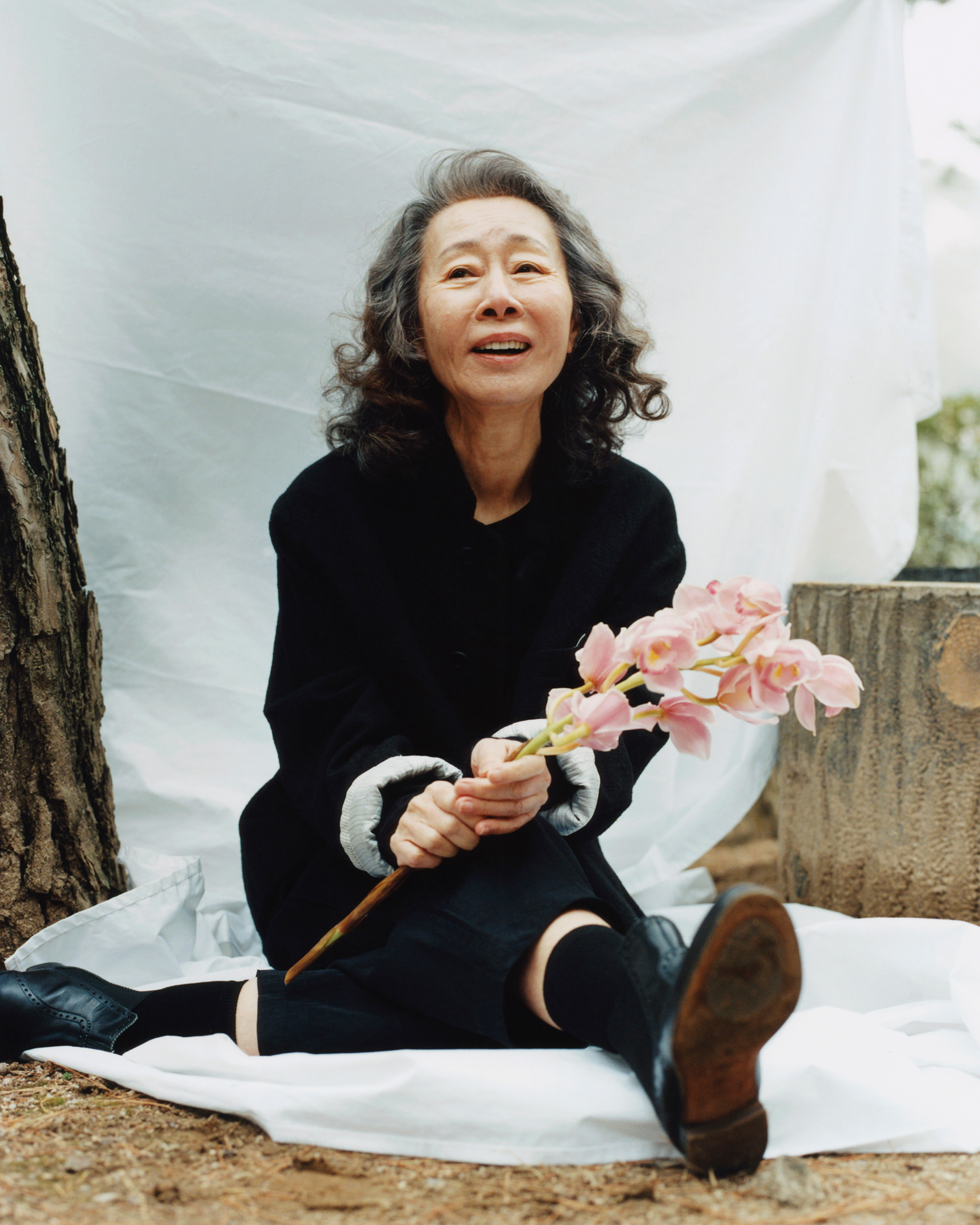 Yuh-jung Youn, the veteran actress nominated for an Oscar for her work in "Minari," in Seoul, March 31.