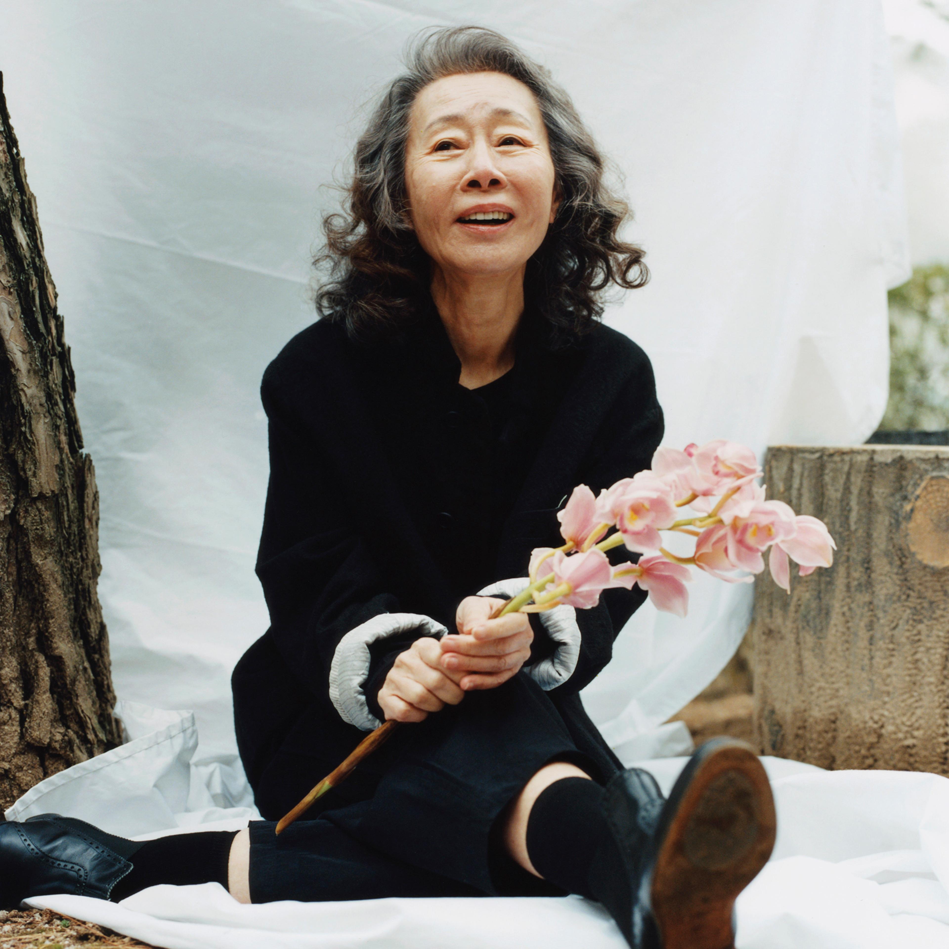 Yuh-jung Youn, the veteran actress nominated for an Oscar for her work in "Minari," in Seoul, March 31.
