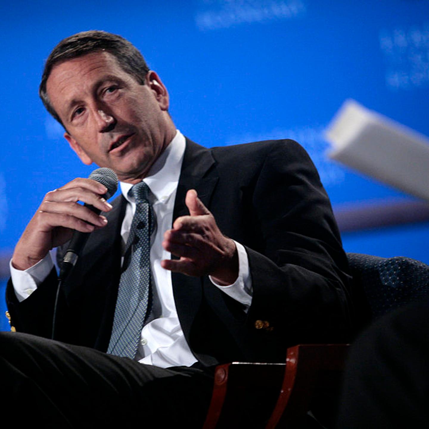South Carolina Governor Mark Sanford participates in a panel
