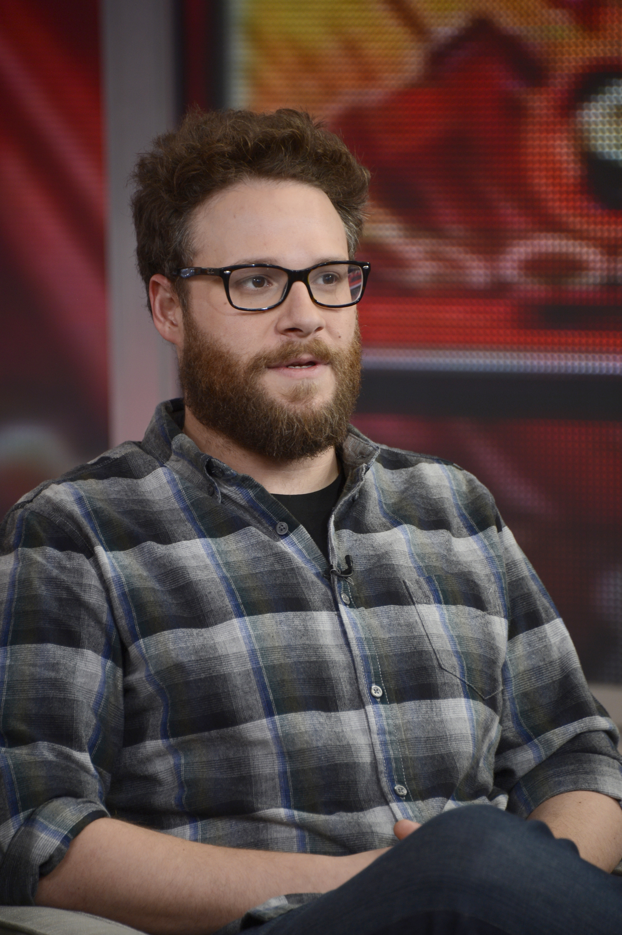 Seth Rogen appears on Good Morning America, Dec. 16, 2014.