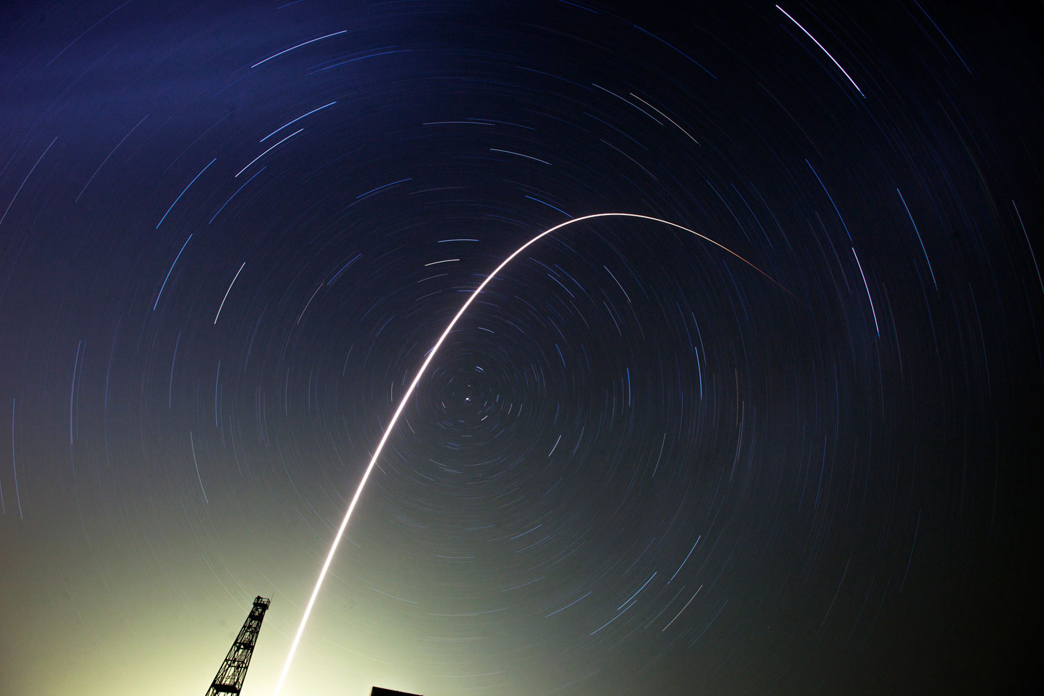 The Russian Soyuz-FG rocket booster with Soyuz TMA-13M space ship carrying the Expedition 40 crew to the International Space Station launches from the Russian leased Baikonur cosmodrome, Kazakhstan on May 29, 2014.
