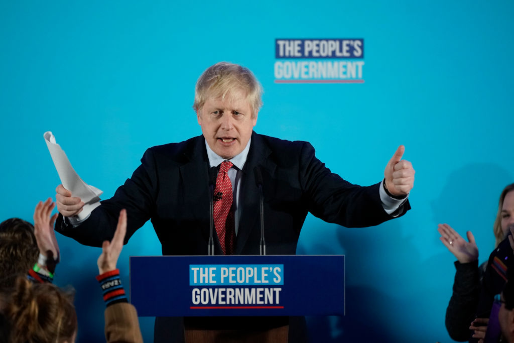The Conservative Party Win A Clear Majority In The UK General Election
