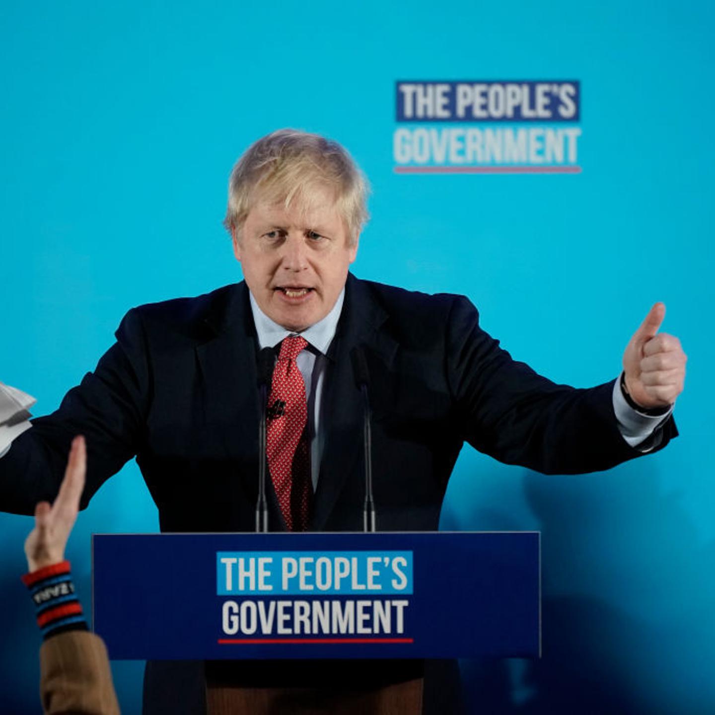 The Conservative Party Win A Clear Majority In The UK General Election