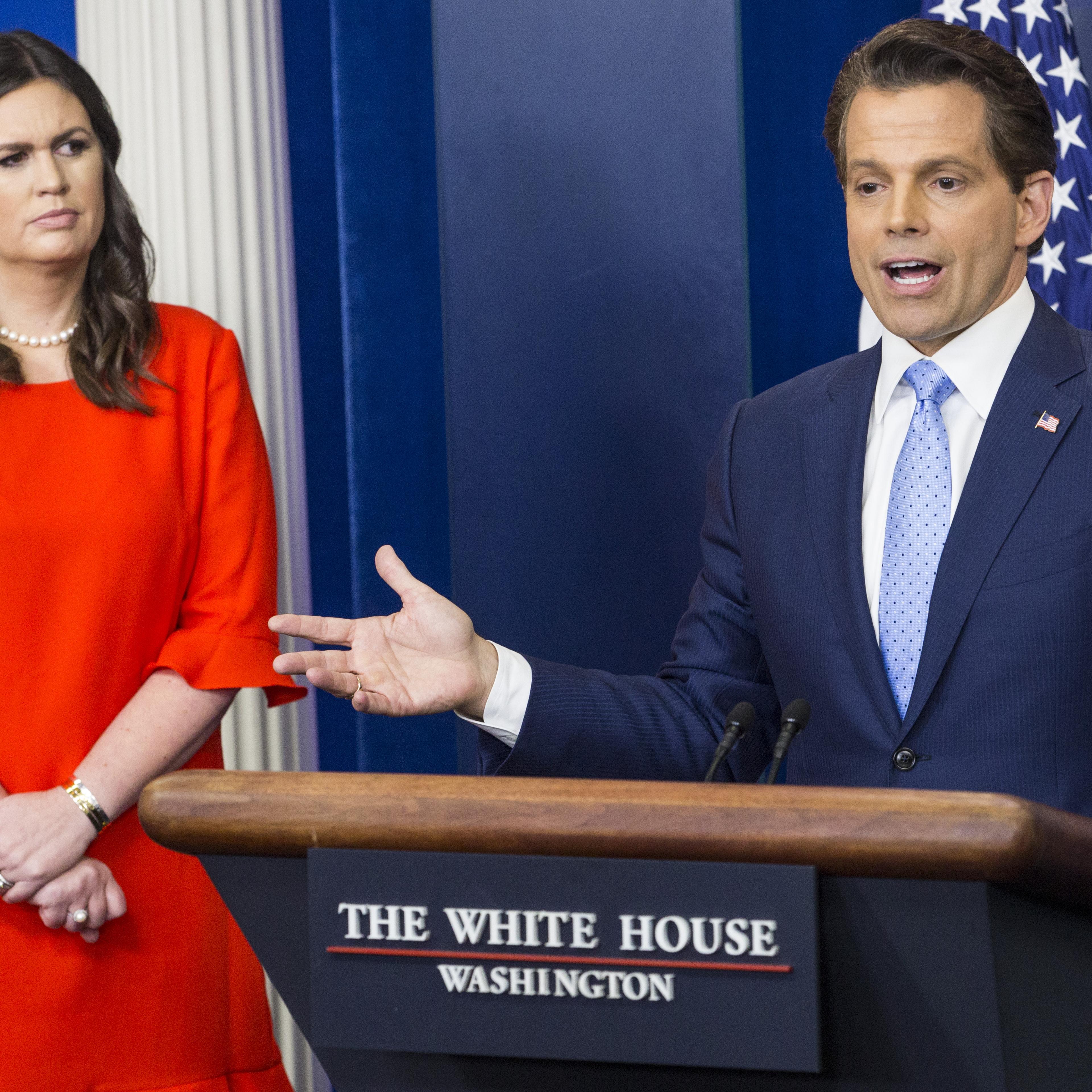 Newly Appointed White House Communications Director Anthony Scaramucci Speaks During Press Briefing