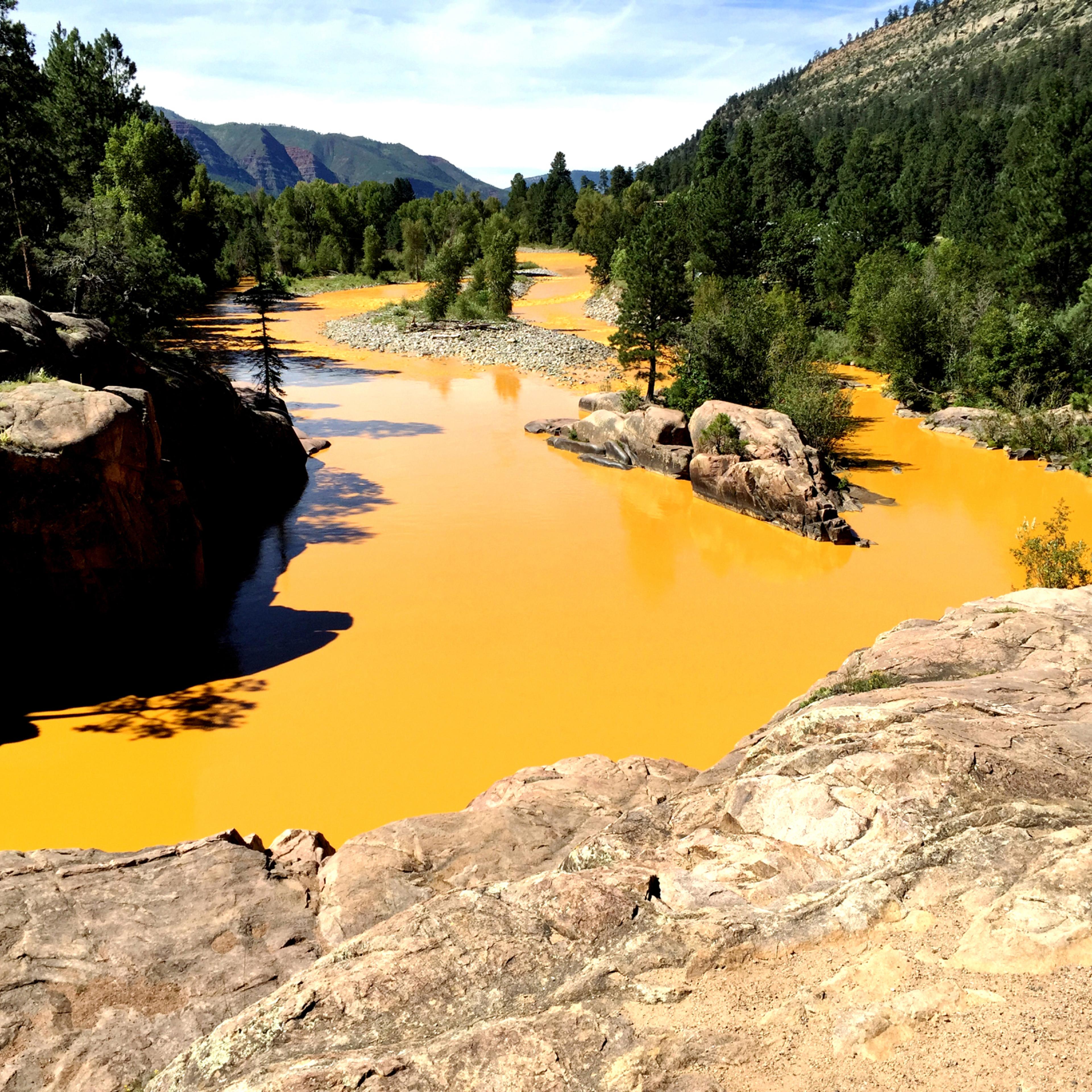 Animas River mine waste water