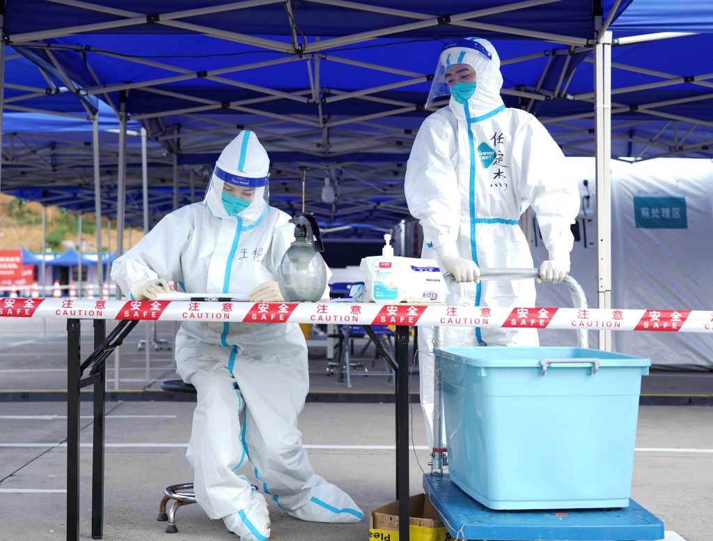 CHINA-SICHUAN-CHENGDU-COVID-19-AIR-INFLATED TESTING LABS (CN)