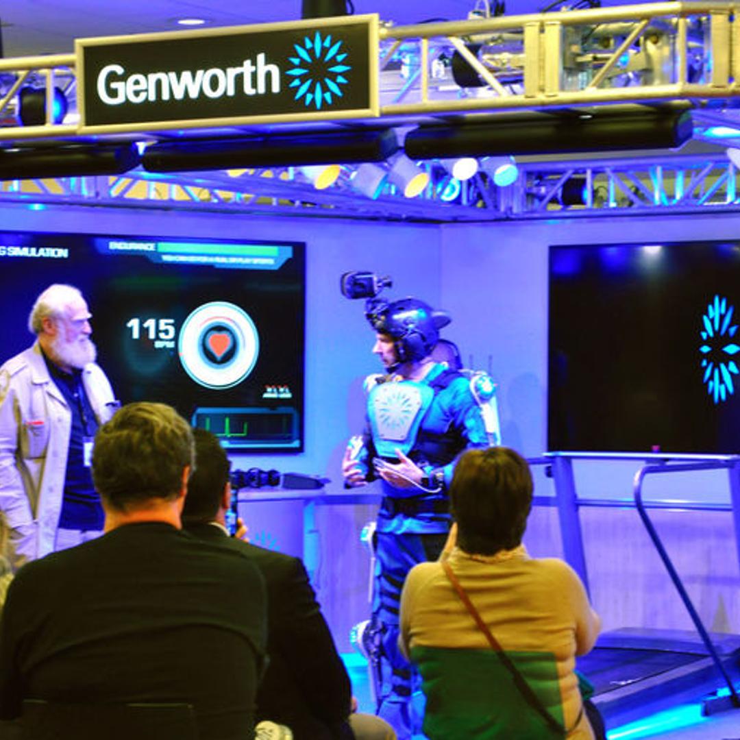 The Genworth R70i Aging Experience exhibit at the Liberty Science Museum in Jersey City, New Jersey