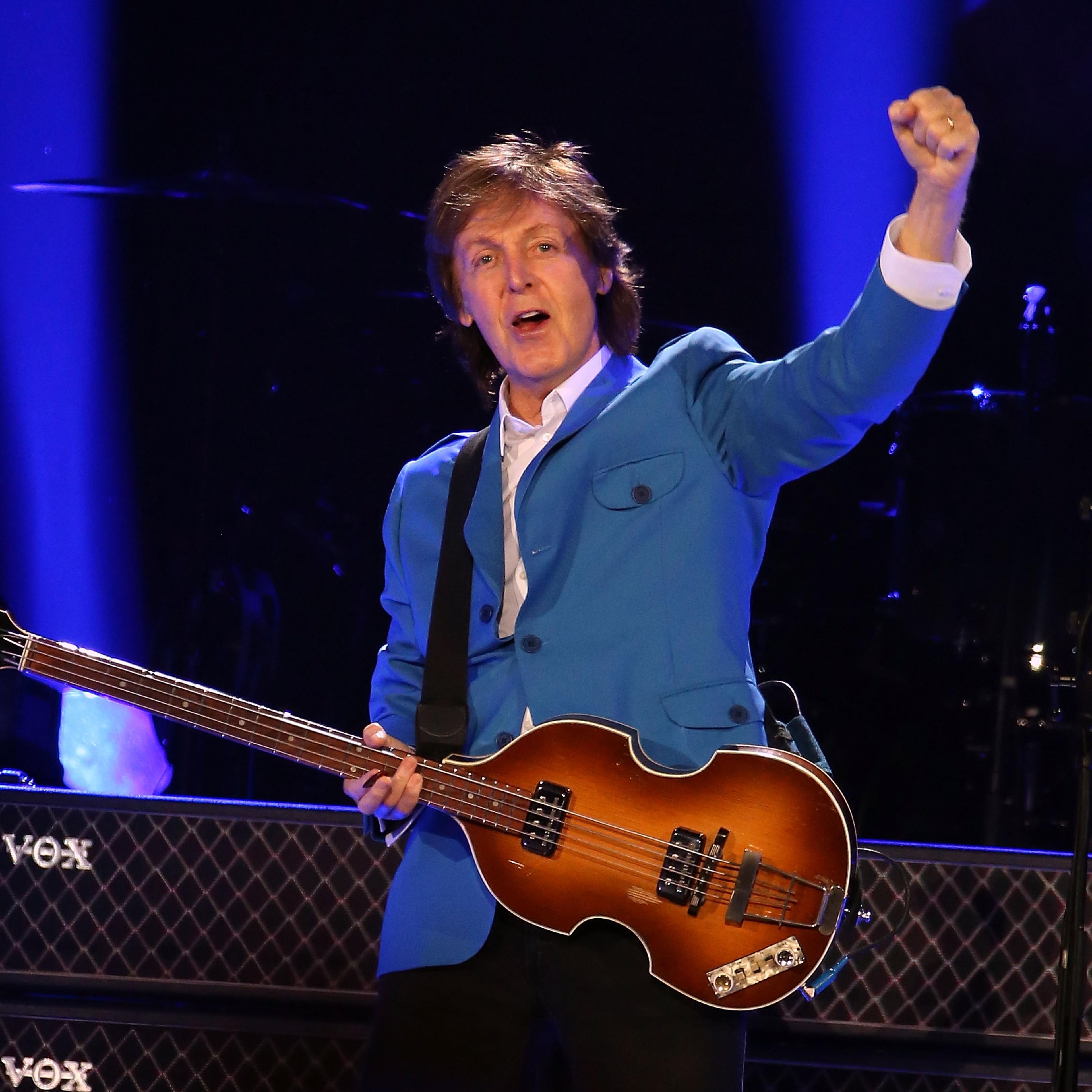 Sir Paul McCartney performs in concert at Times Union Center on July 5, 2014 in Albany, New York.
