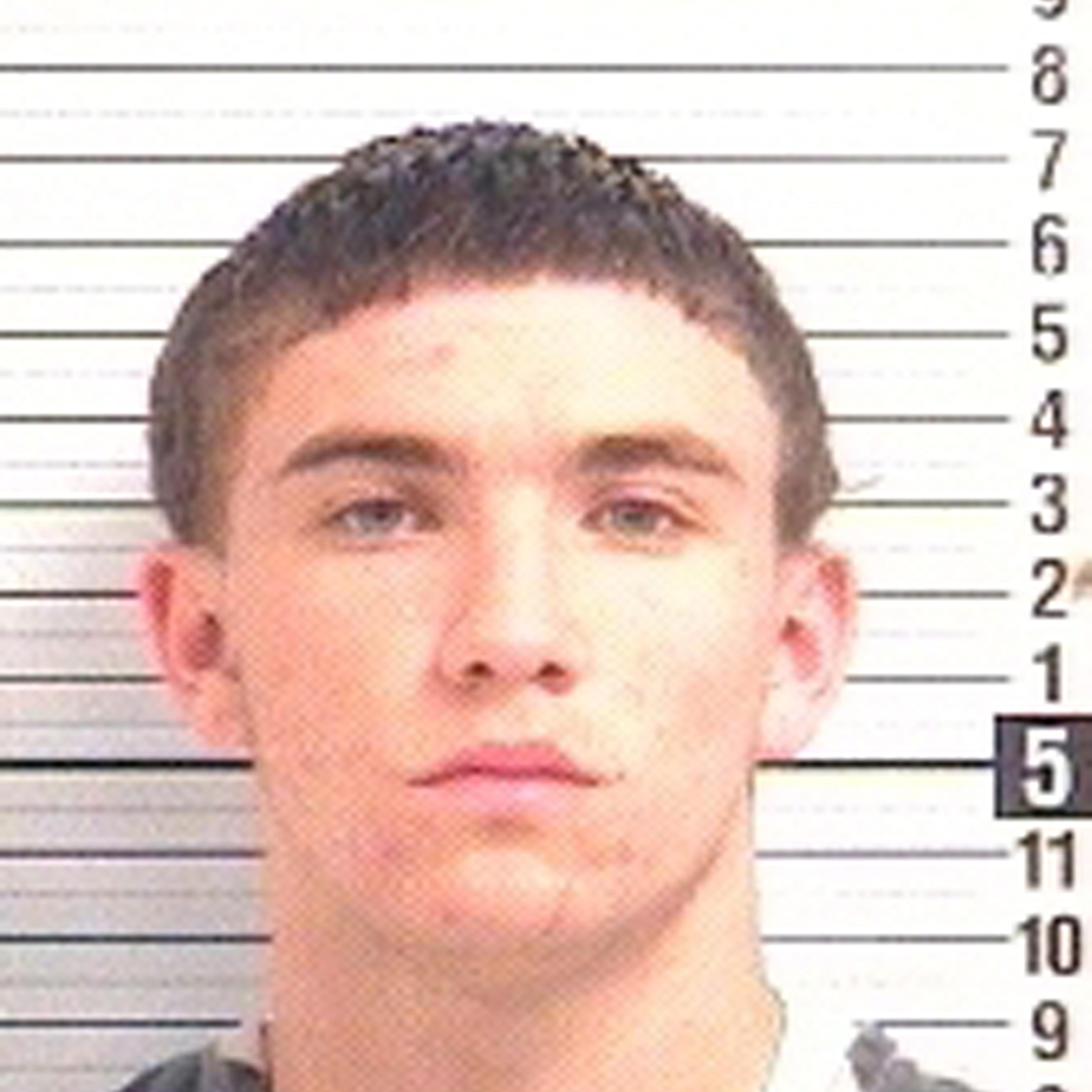 Dalton Hayes is shown in this Bay County Sheriff's Office booking photo