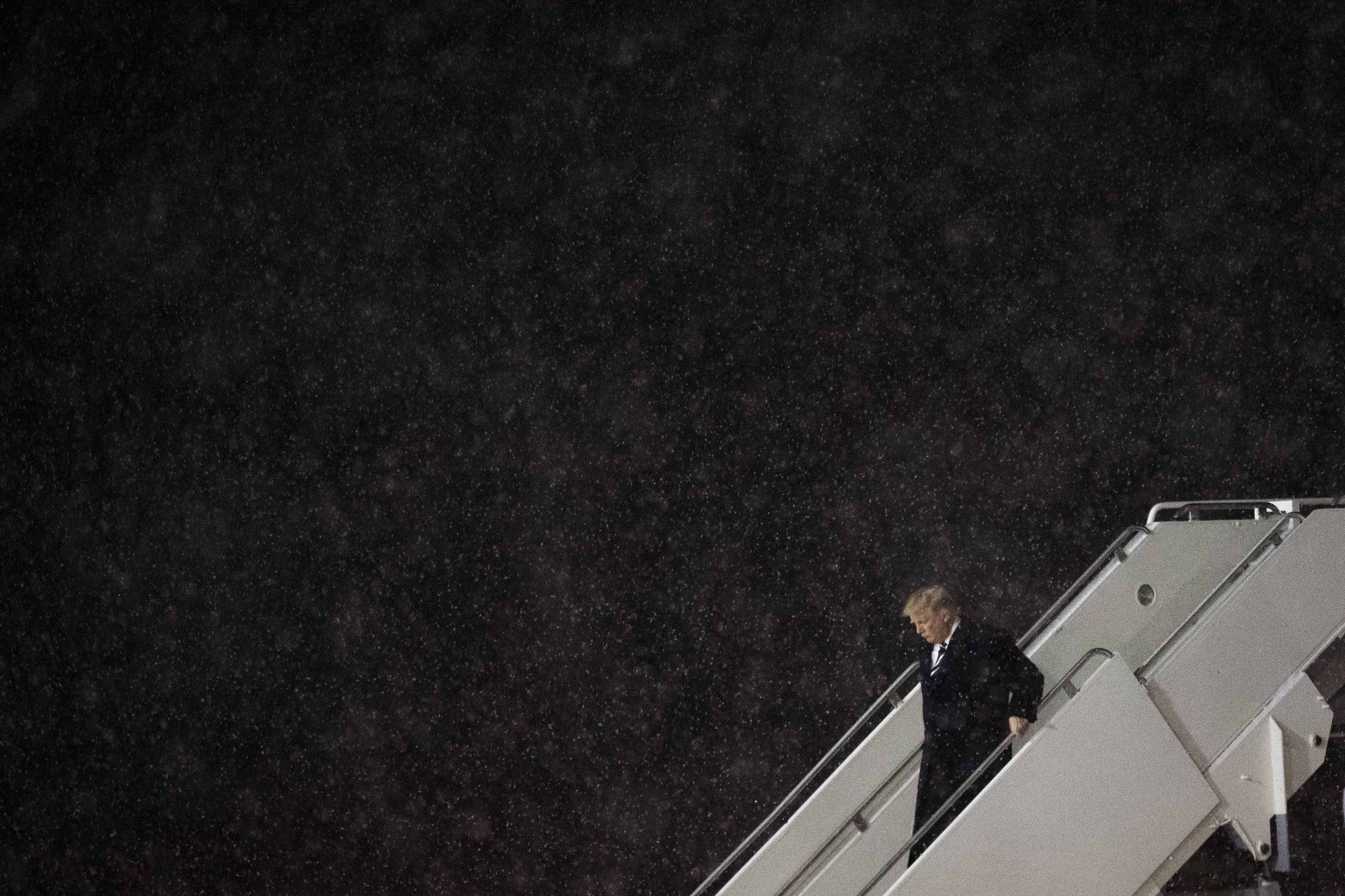President Elect Trump Continues His "Thank You Tour" In Grand Rapids, Michigan