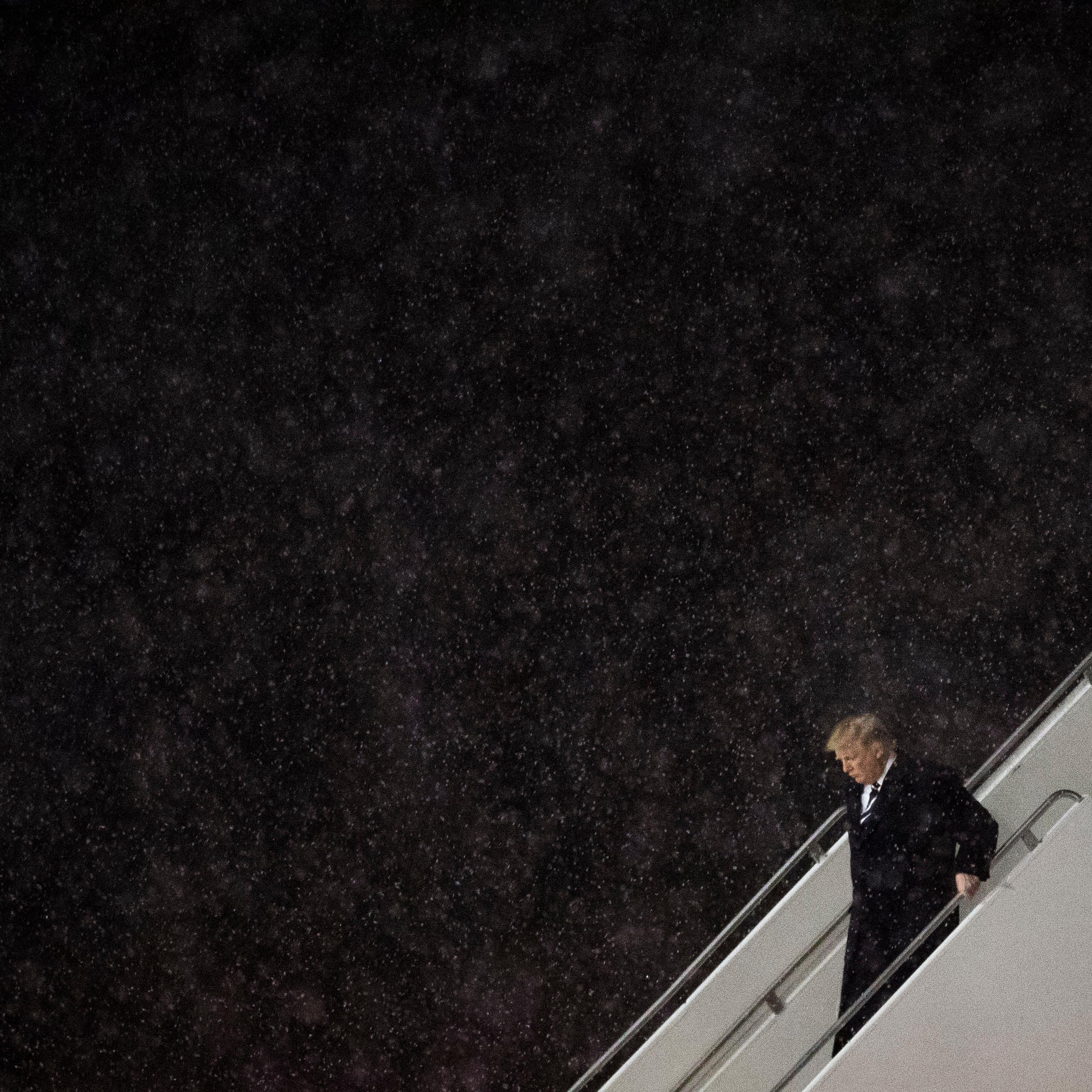 President Elect Trump Continues His "Thank You Tour" In Grand Rapids, Michigan