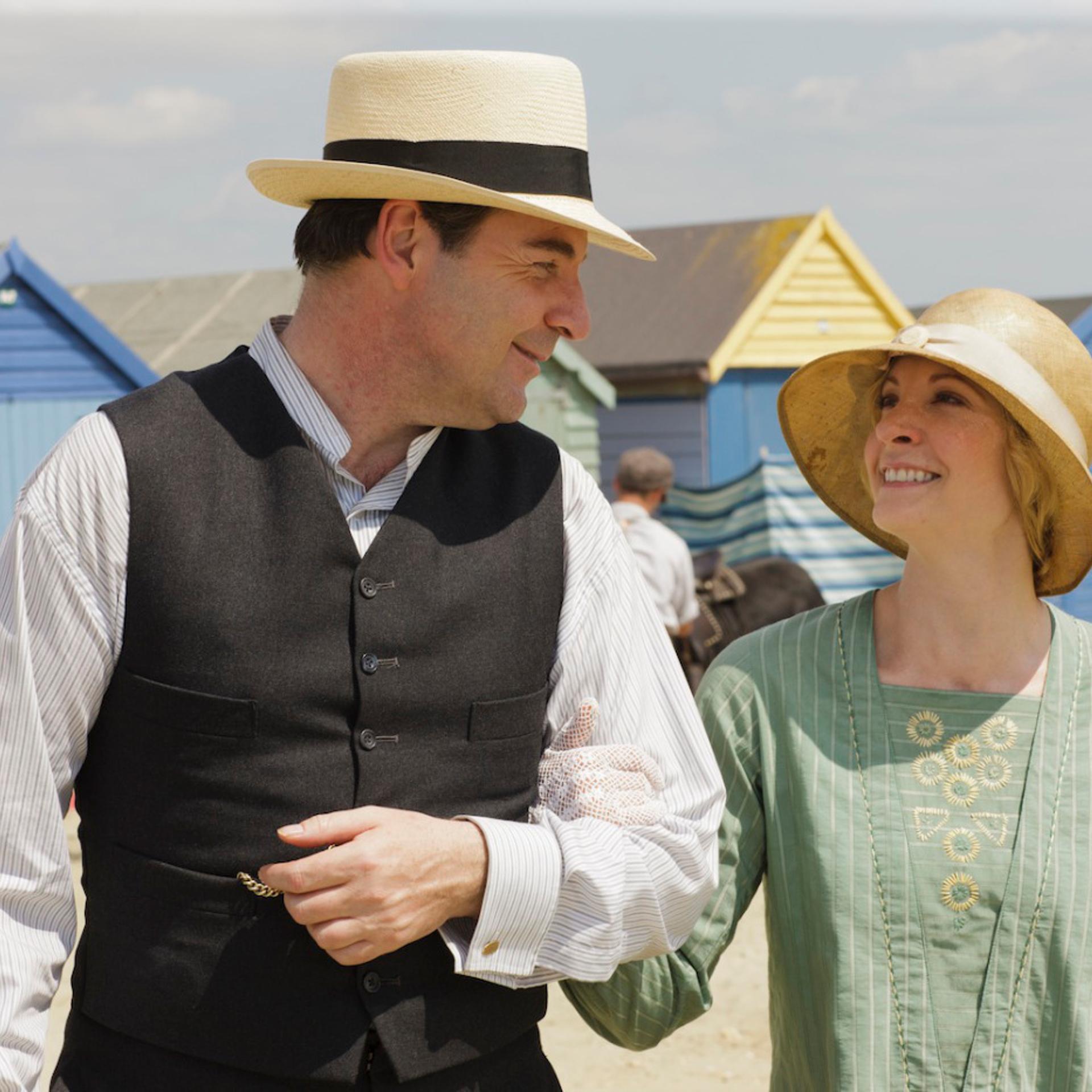 From left to right: Brendan Coyle as Mr. Bates and Joanne Froggatt as Anna Bates