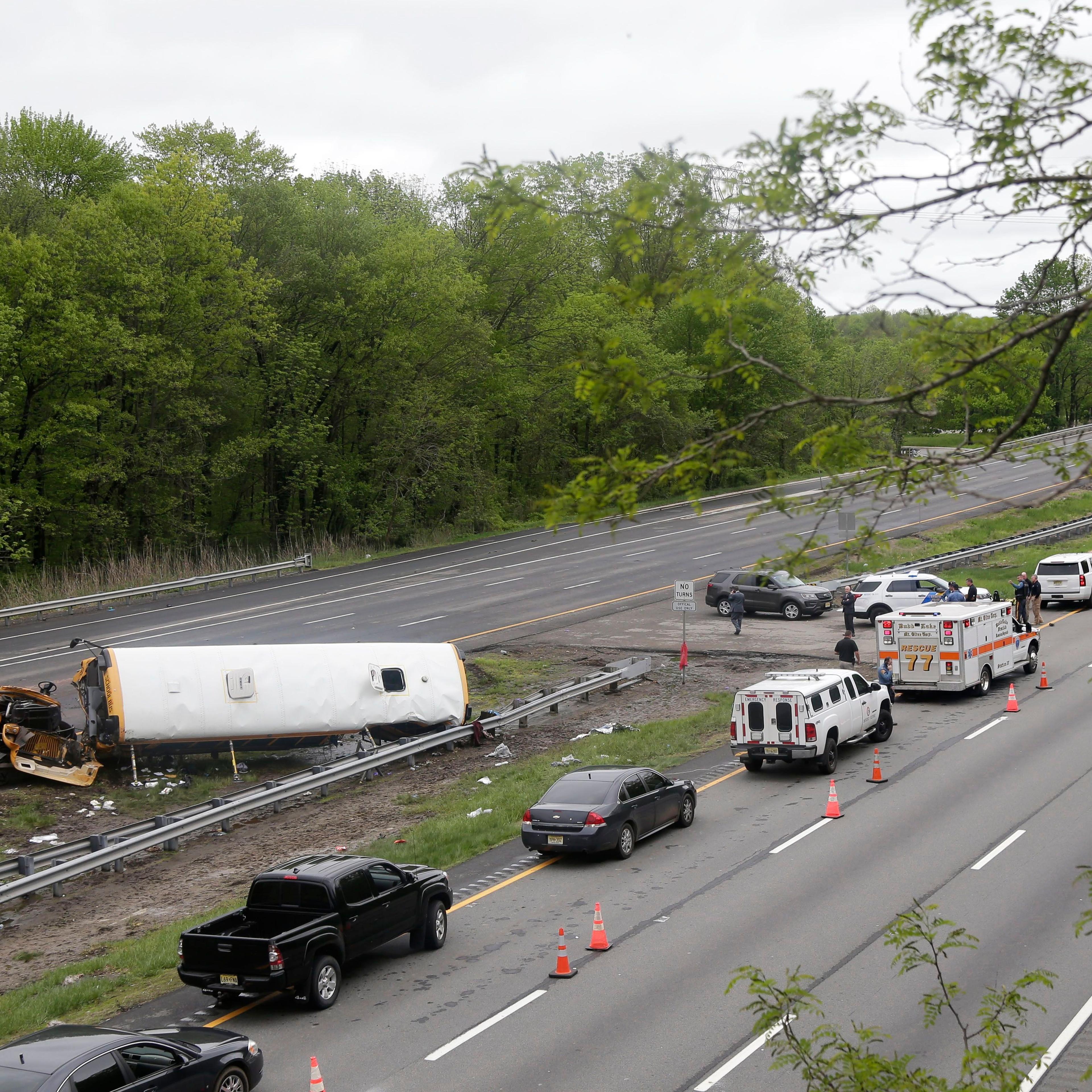 School Bus Dump Truck Crash - 17 May 2018