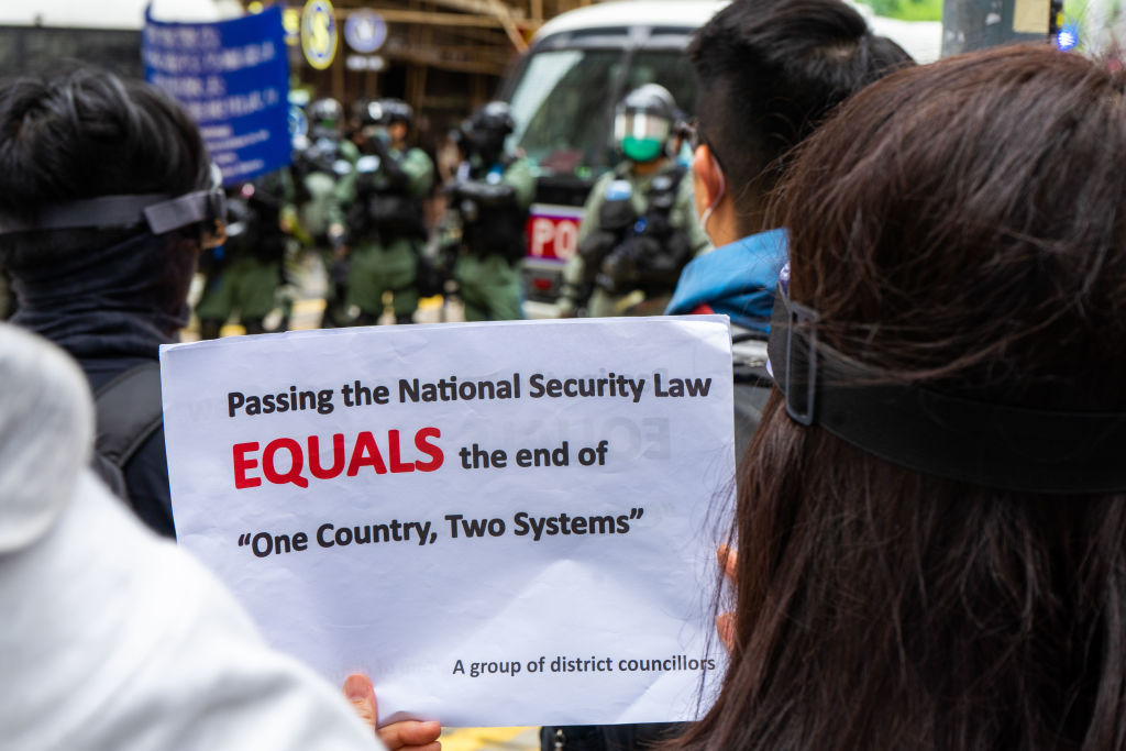 Anti National Security Bill Demonstration In Hong Kong, China