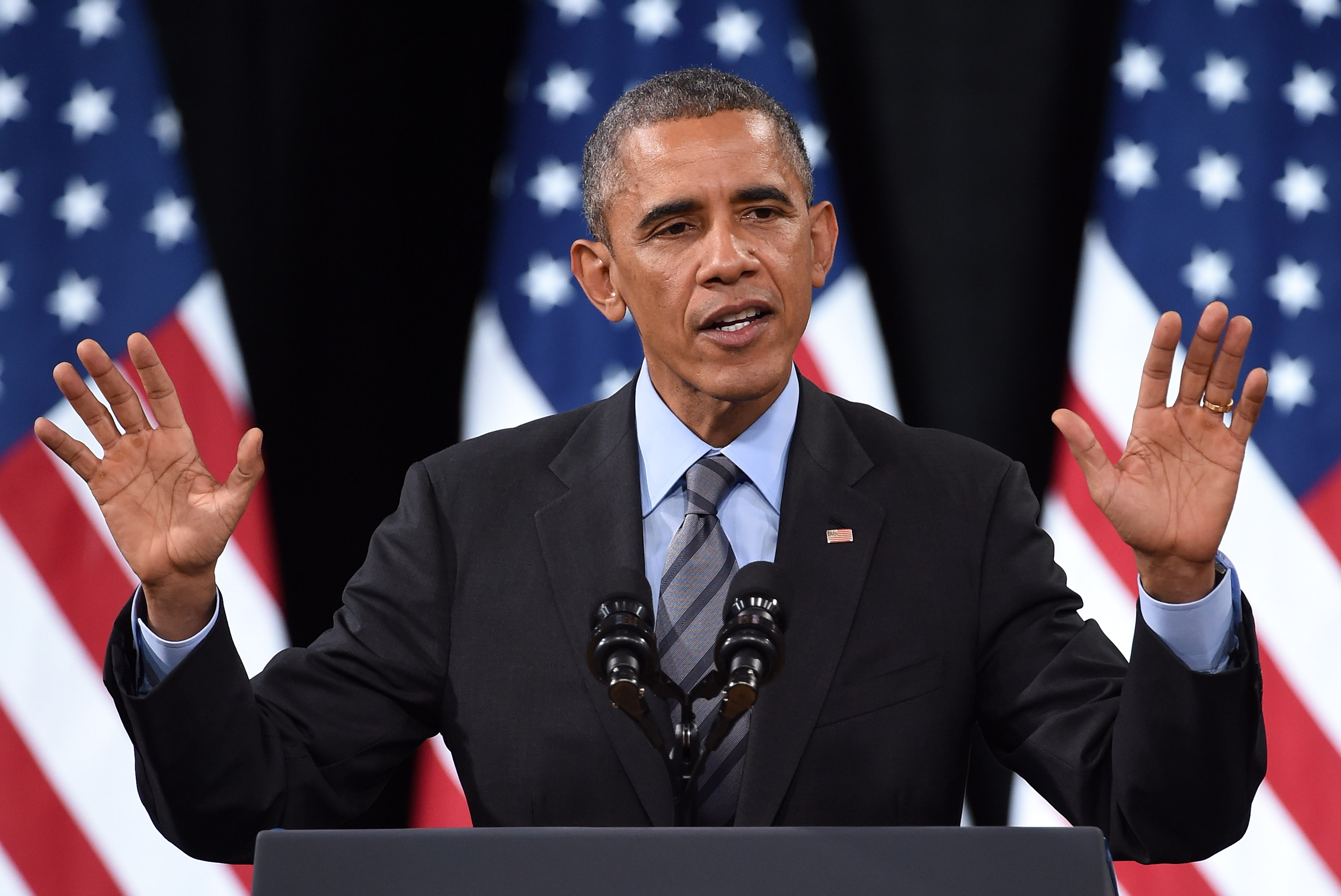 Obama Discusses His Immigration Plan At Visit To Las Vegas High School