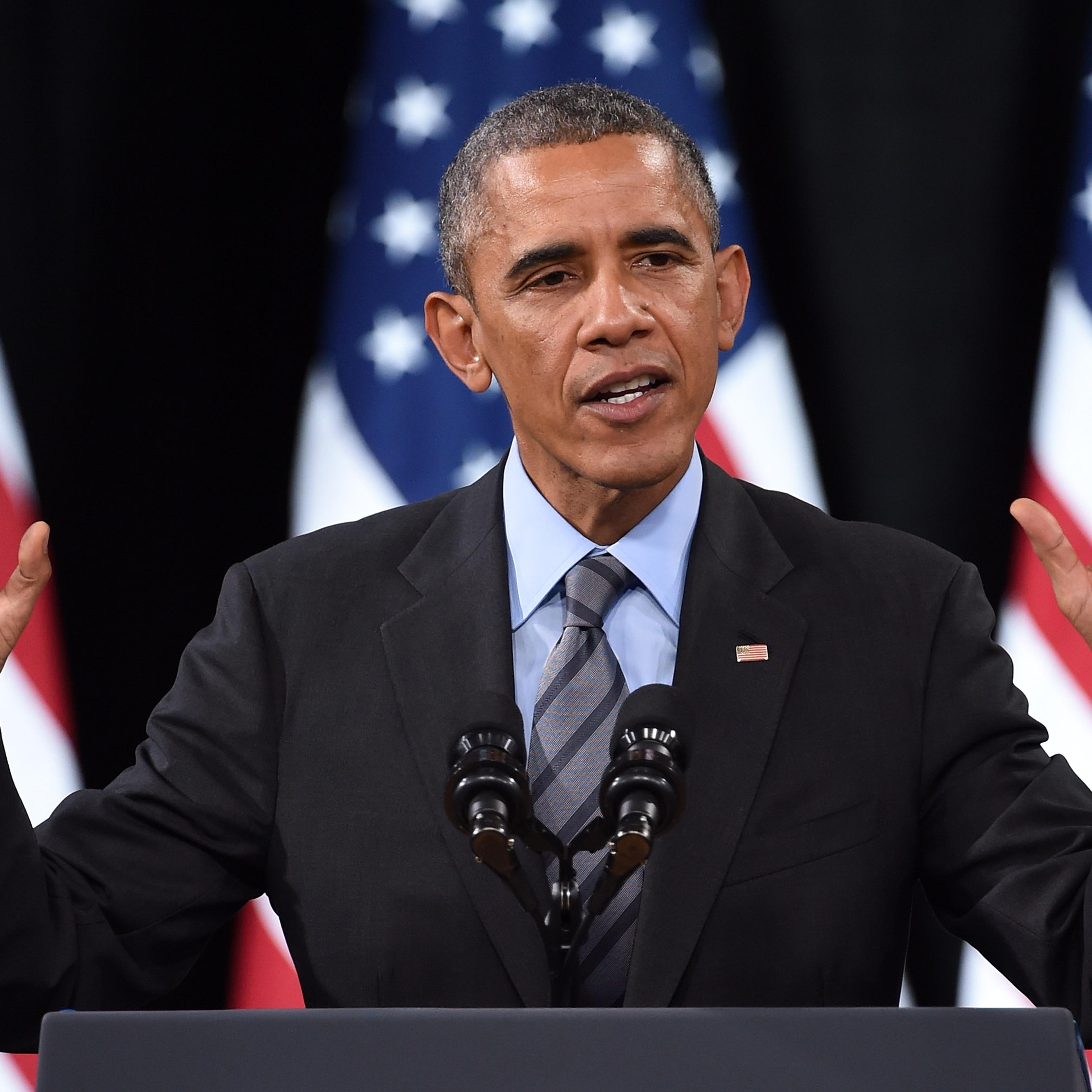 Obama Discusses His Immigration Plan At Visit To Las Vegas High School