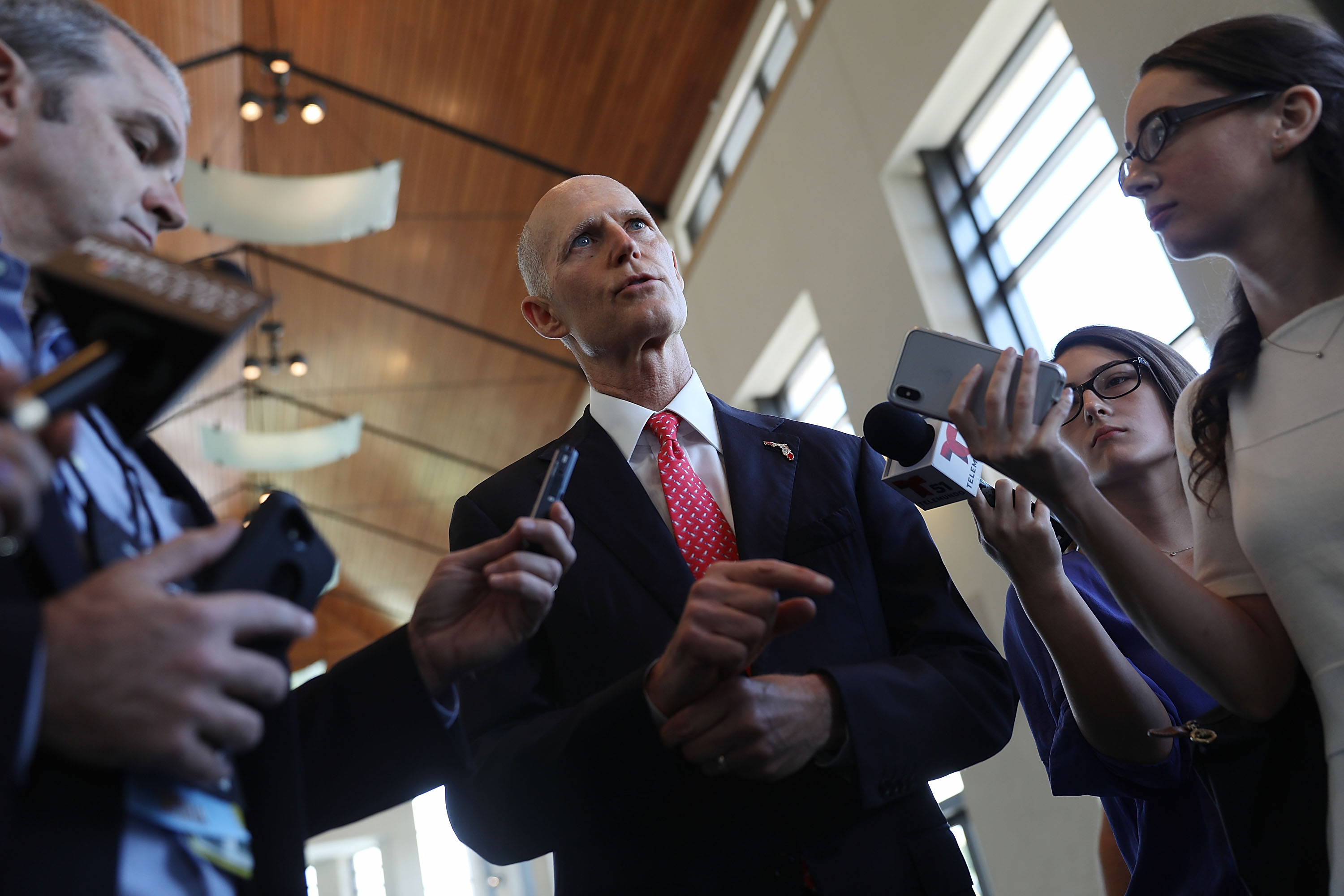 Governor Scott Speaks At Hurricane Conference In West Palm Beach