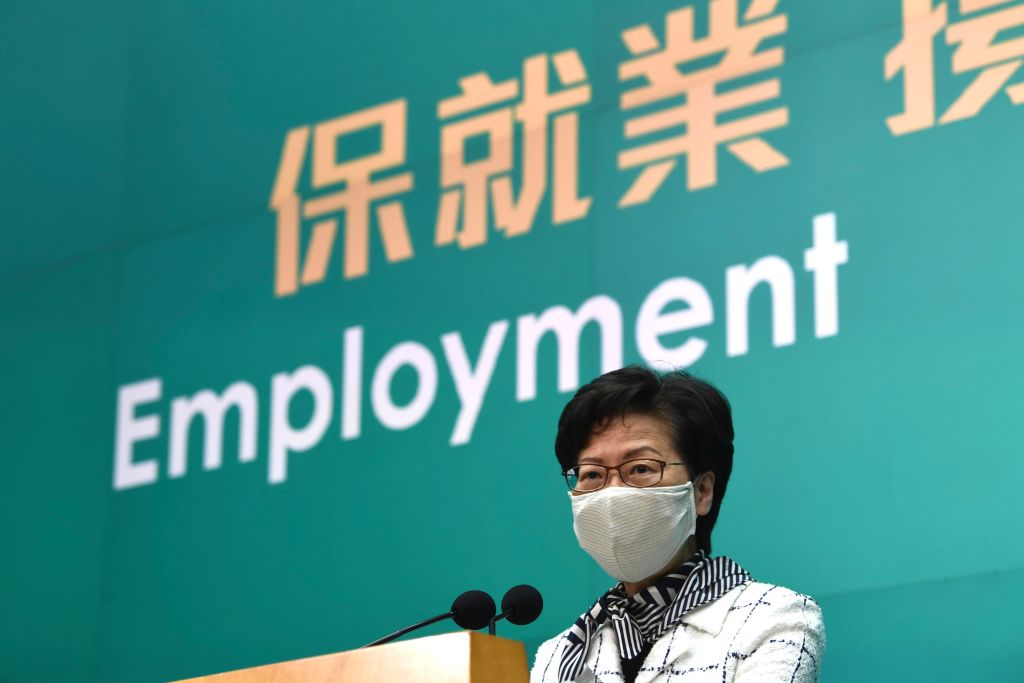 Hong Kong Chief Executive Carrie Lam Holds Press Conference
