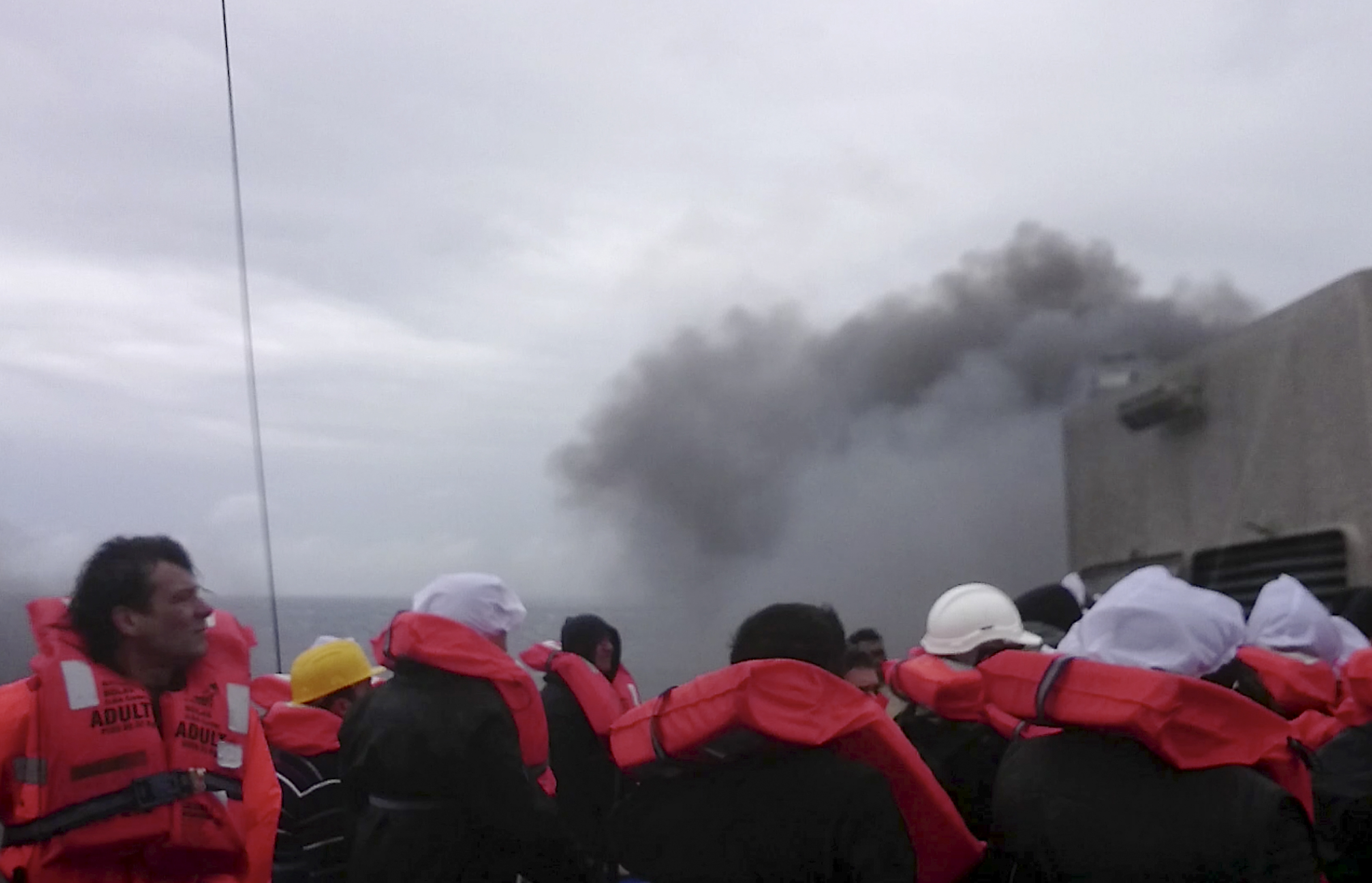 Greece Ferry Fire