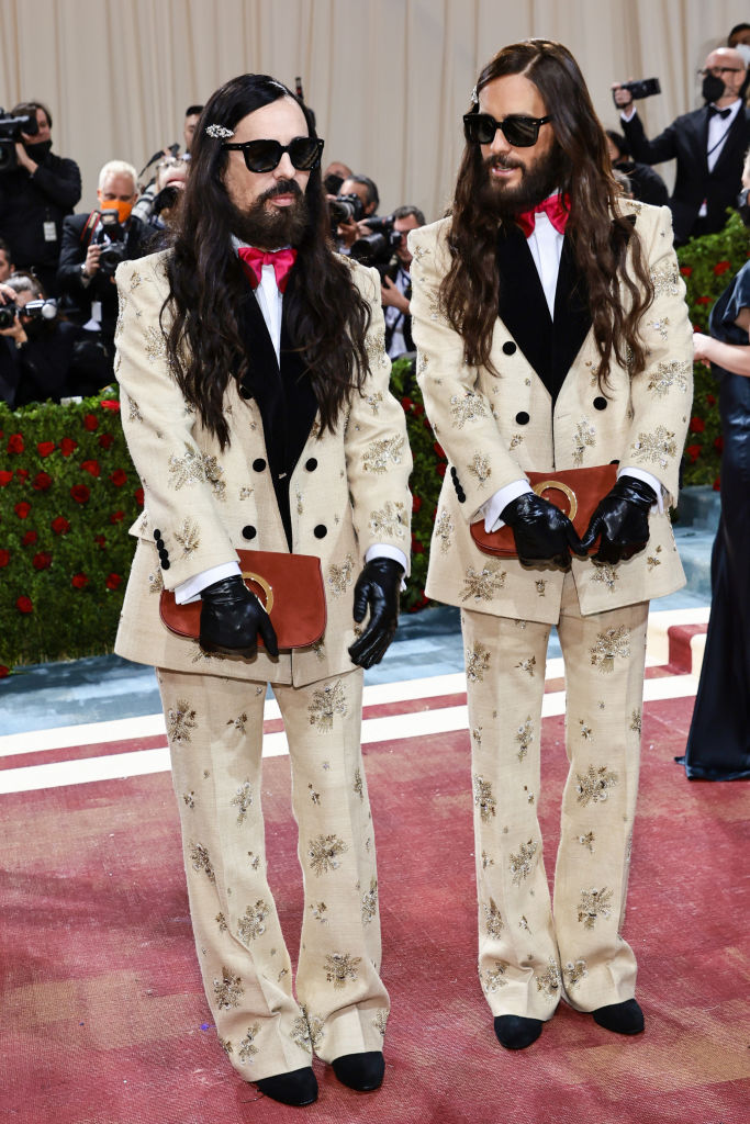 Alessandro Michele and Jared Leto attend the Met Gala