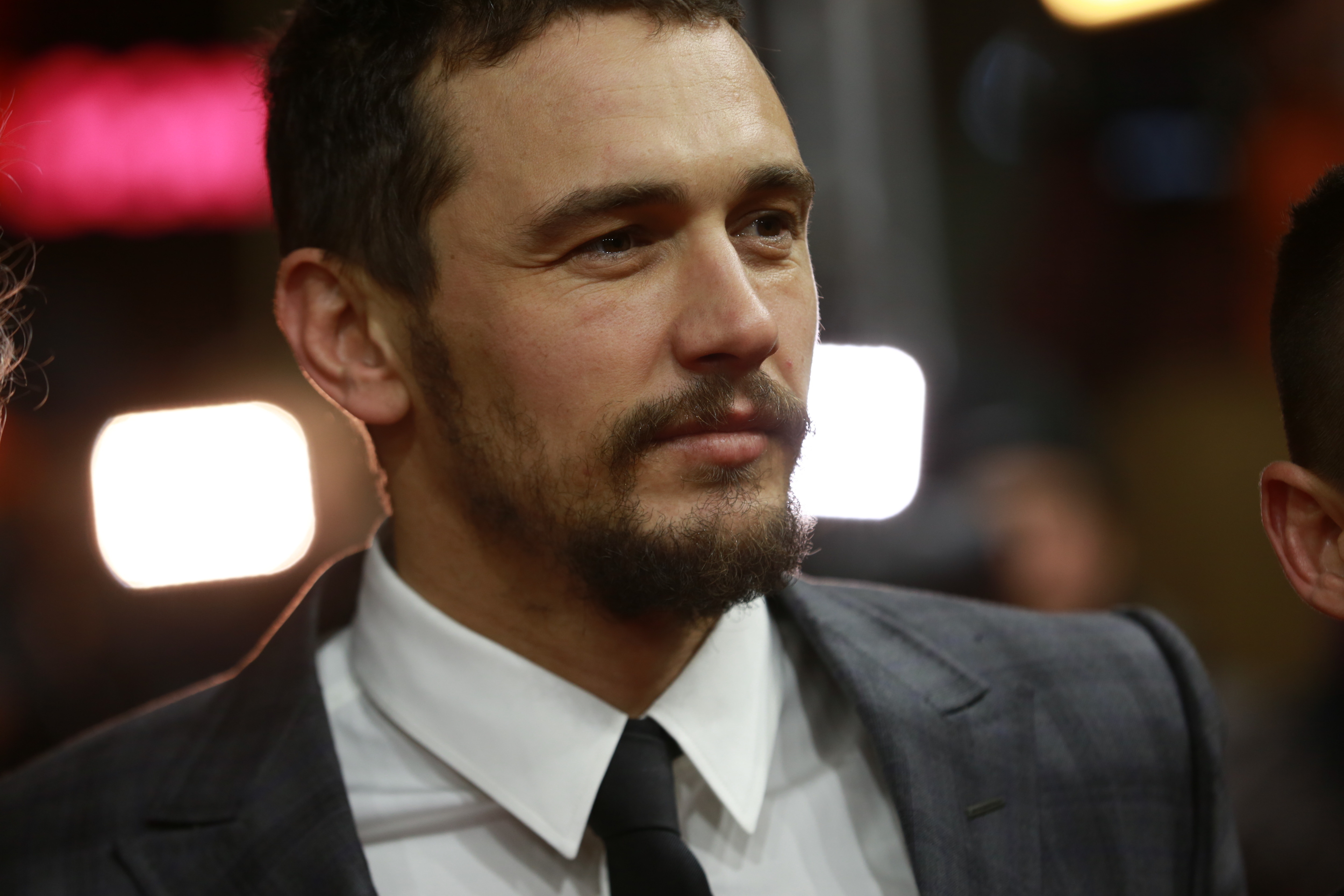 Actor James Franco in the red carpet for the presentation of