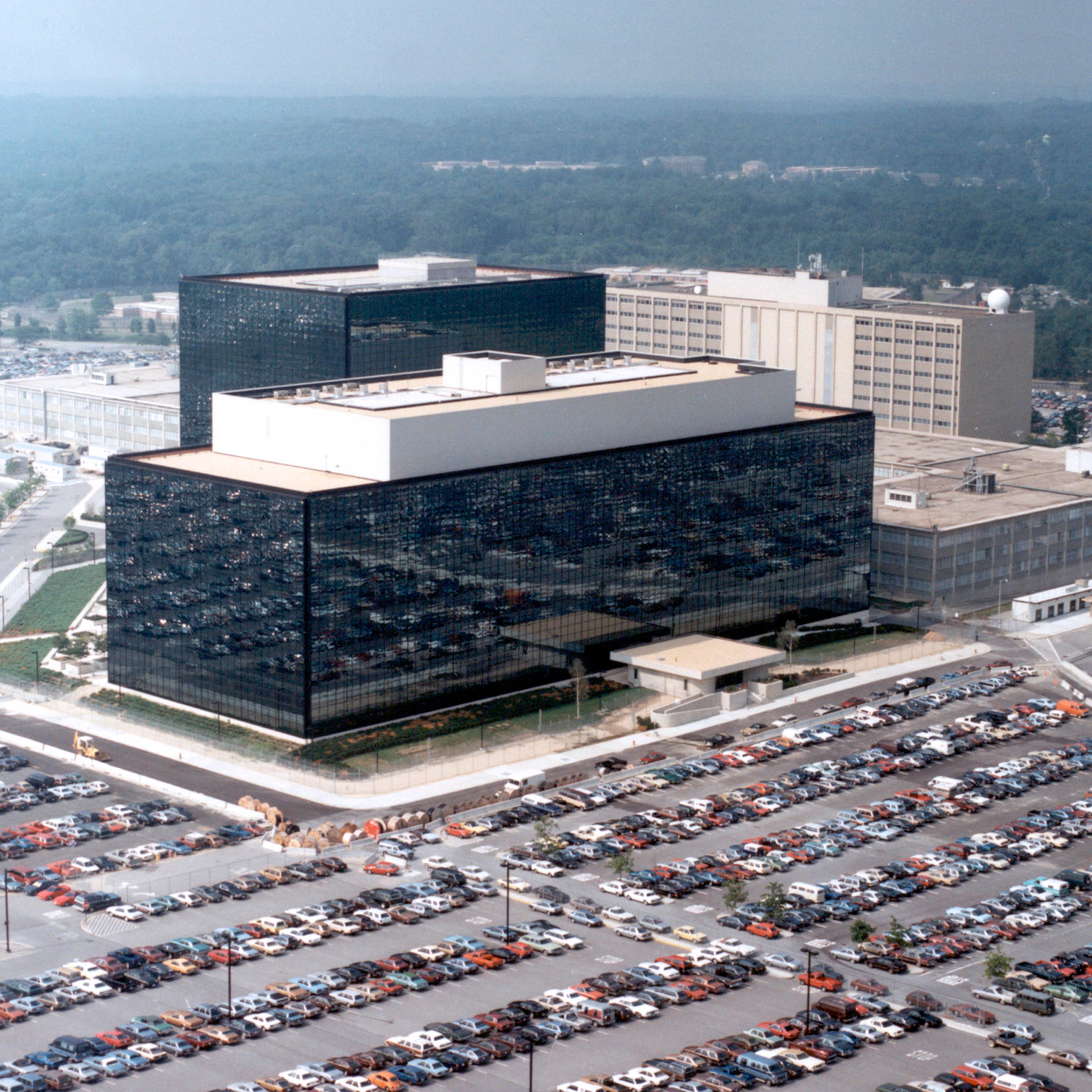 The National Security Agency (NSA) headquarters building in Fort Meade, Md.
