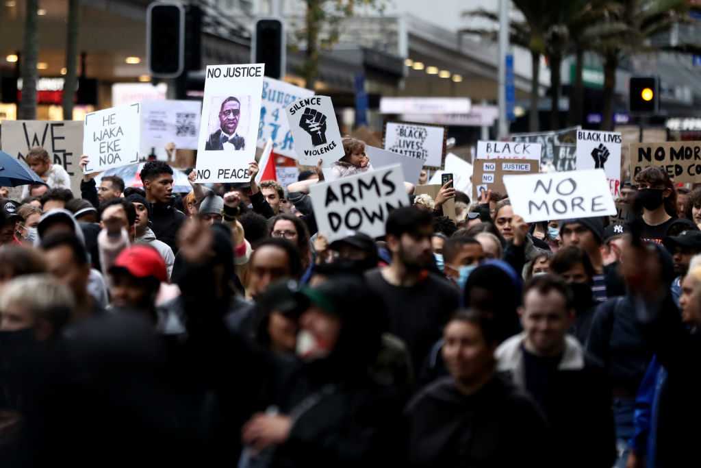 Auckland Black Lives Matter Rally Held In Solidarity With U.S. Marches