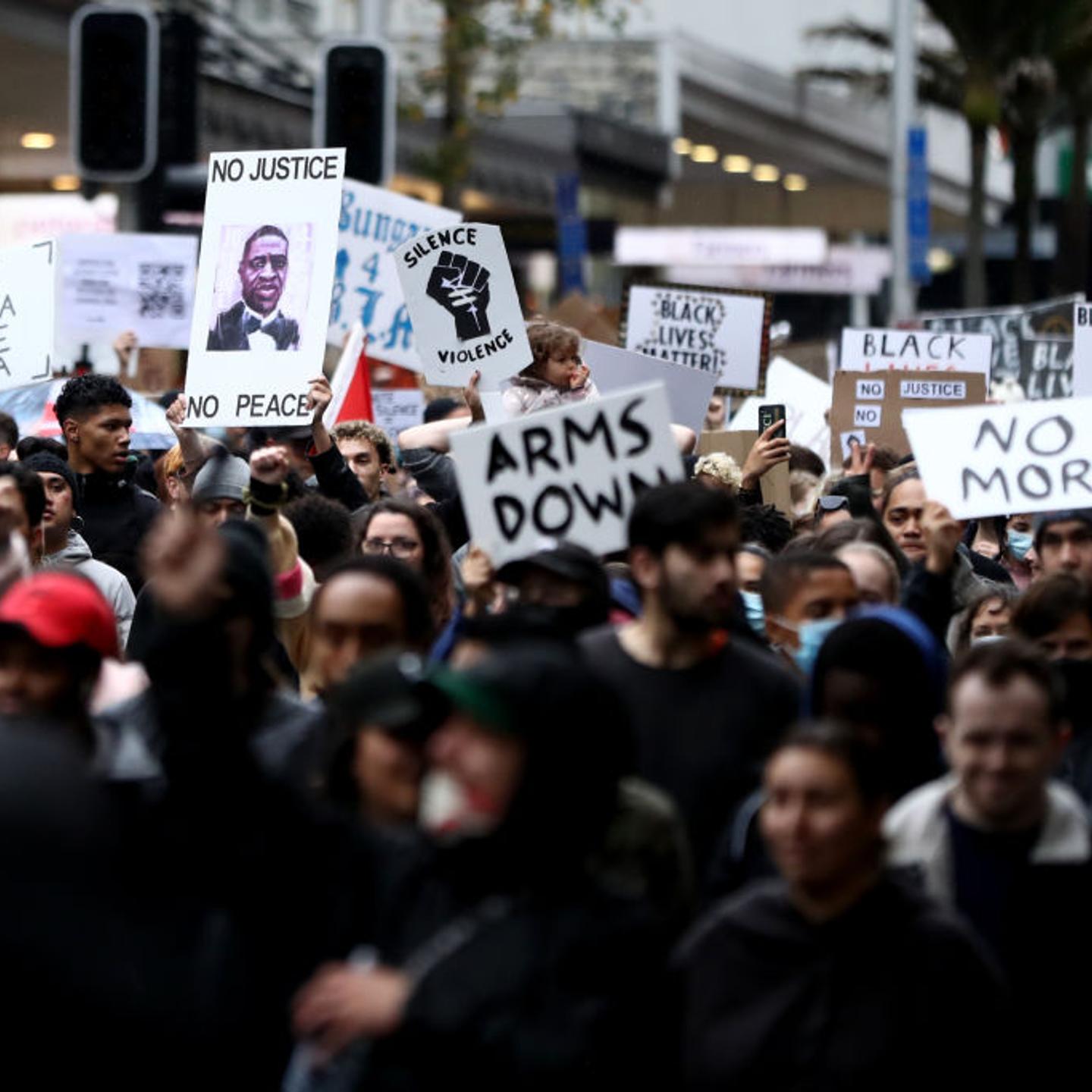 Auckland Black Lives Matter Rally Held In Solidarity With U.S. Marches