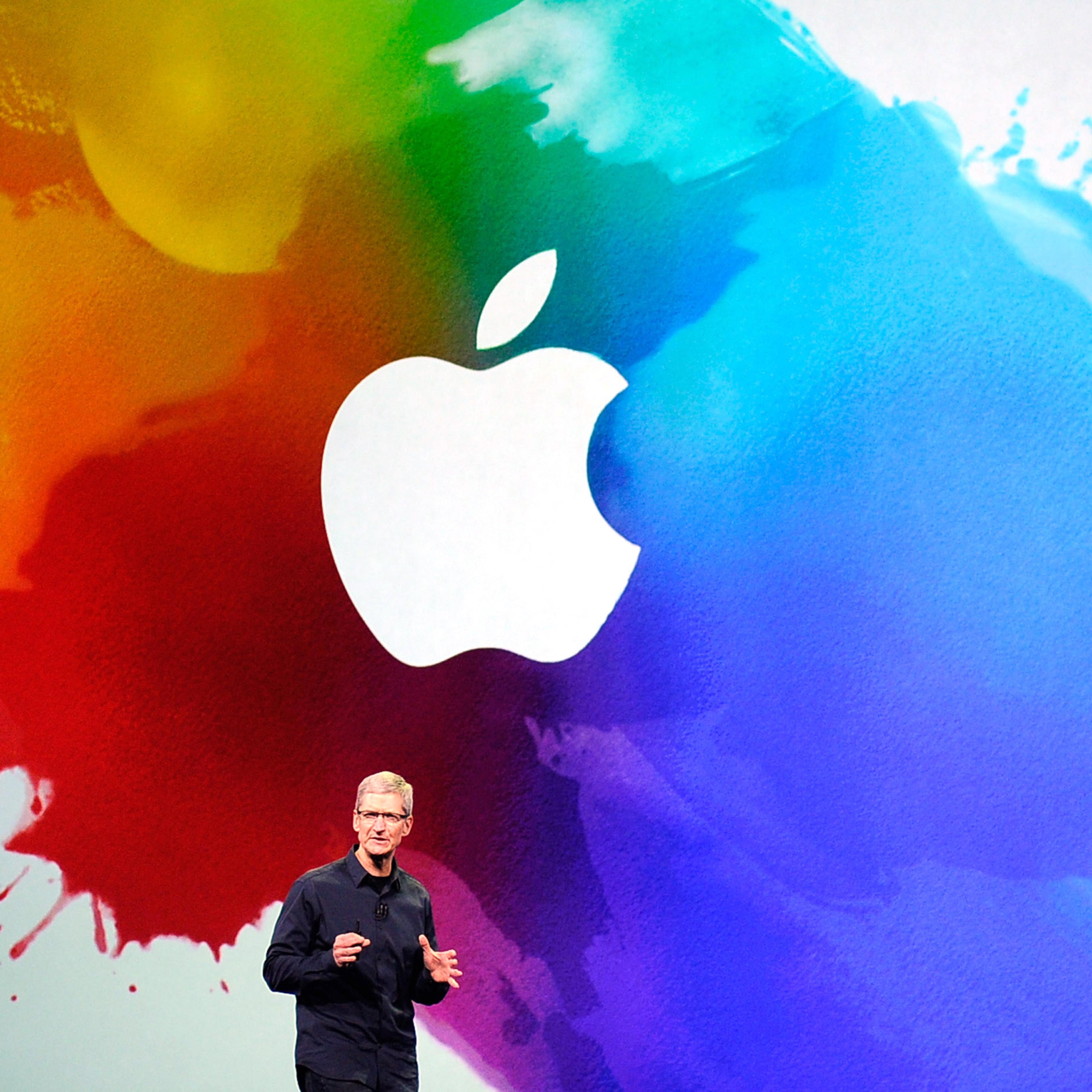 Apple CEO Tim Cook speaks during an Apple product launch event at Yerba Buena Center for the Arts on March 7, 2012 in San Francisco.