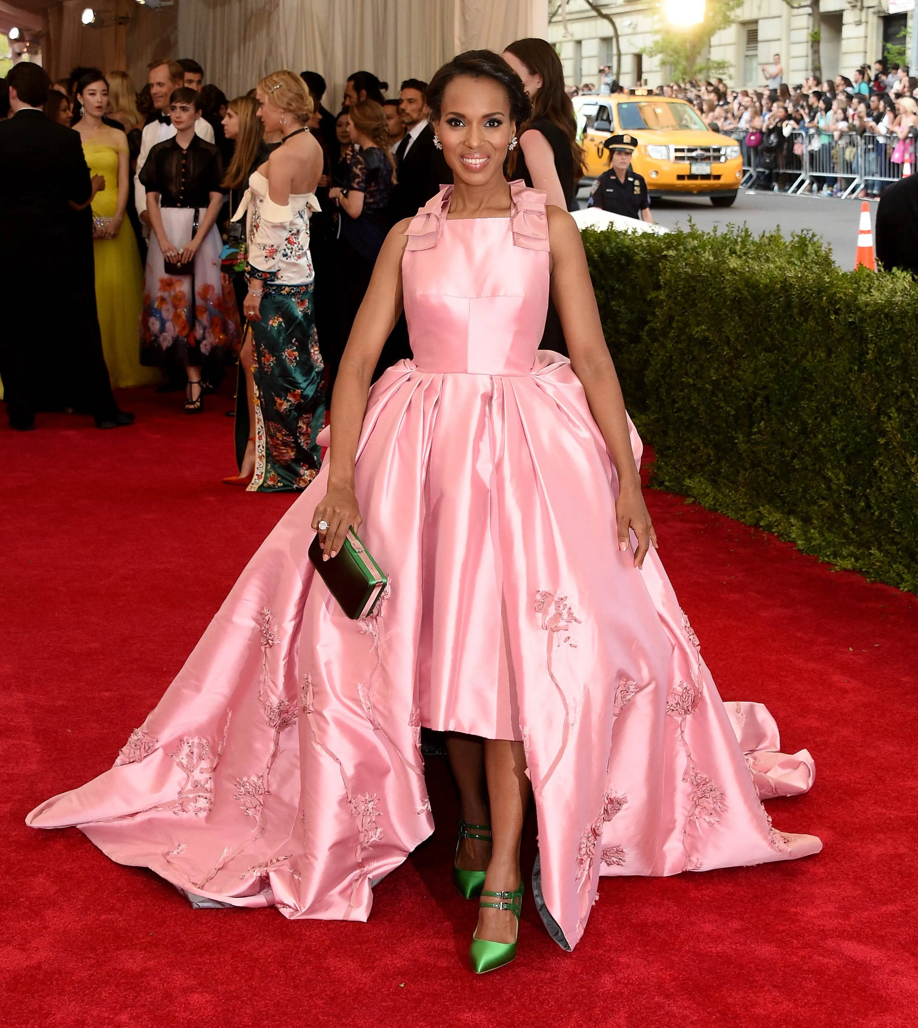rihanna met gala pink dress Rihanna's Look: Soft Drama in Blush Pink & Feathered Elegance Rihanna made a statement in a voluminous blush-pink Balencia gown that blended high fashion with her signature edge. The dress featured an