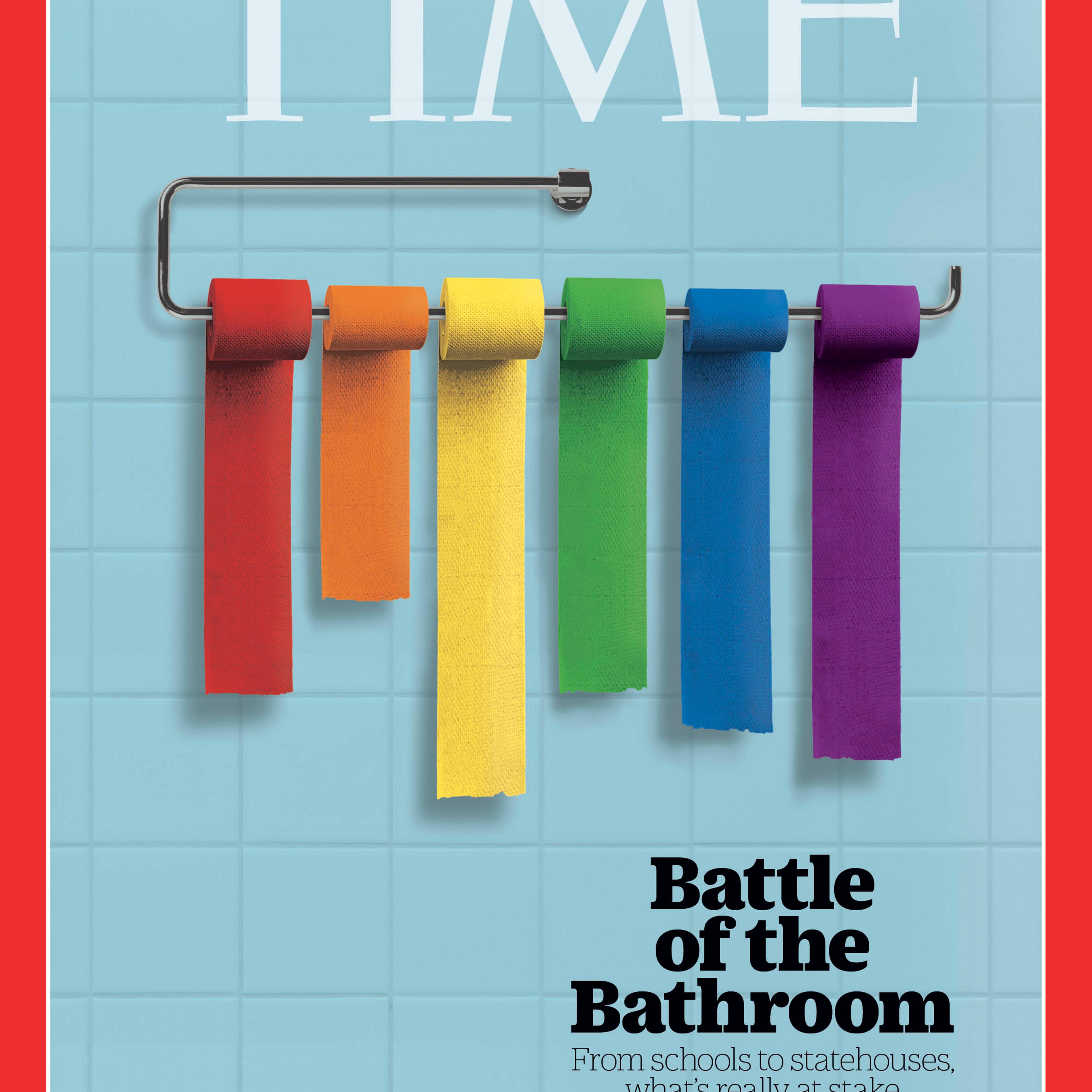 Battle of the Bathroom Time Magazine Cover