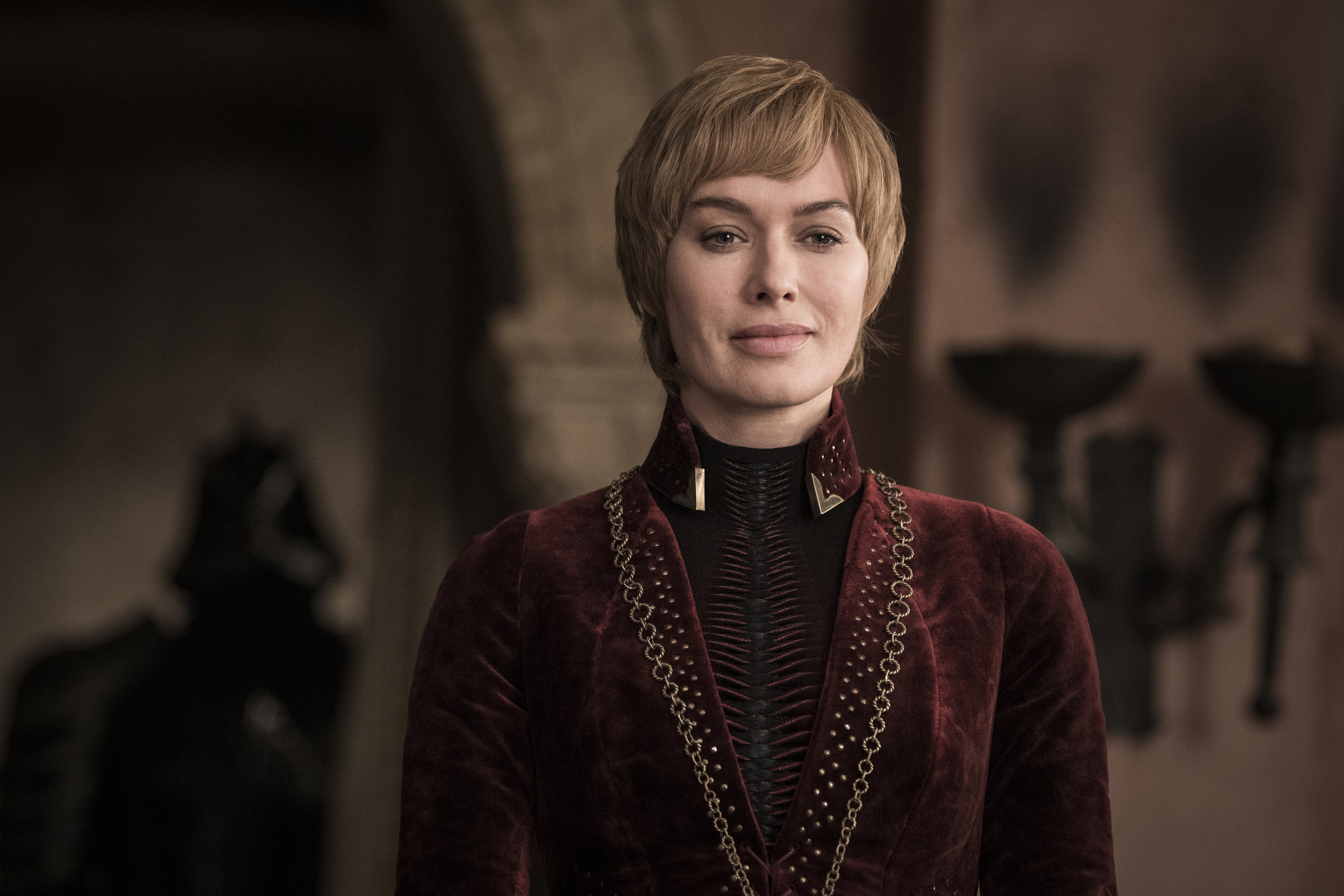 Lena Headey as Cersei Lannister.