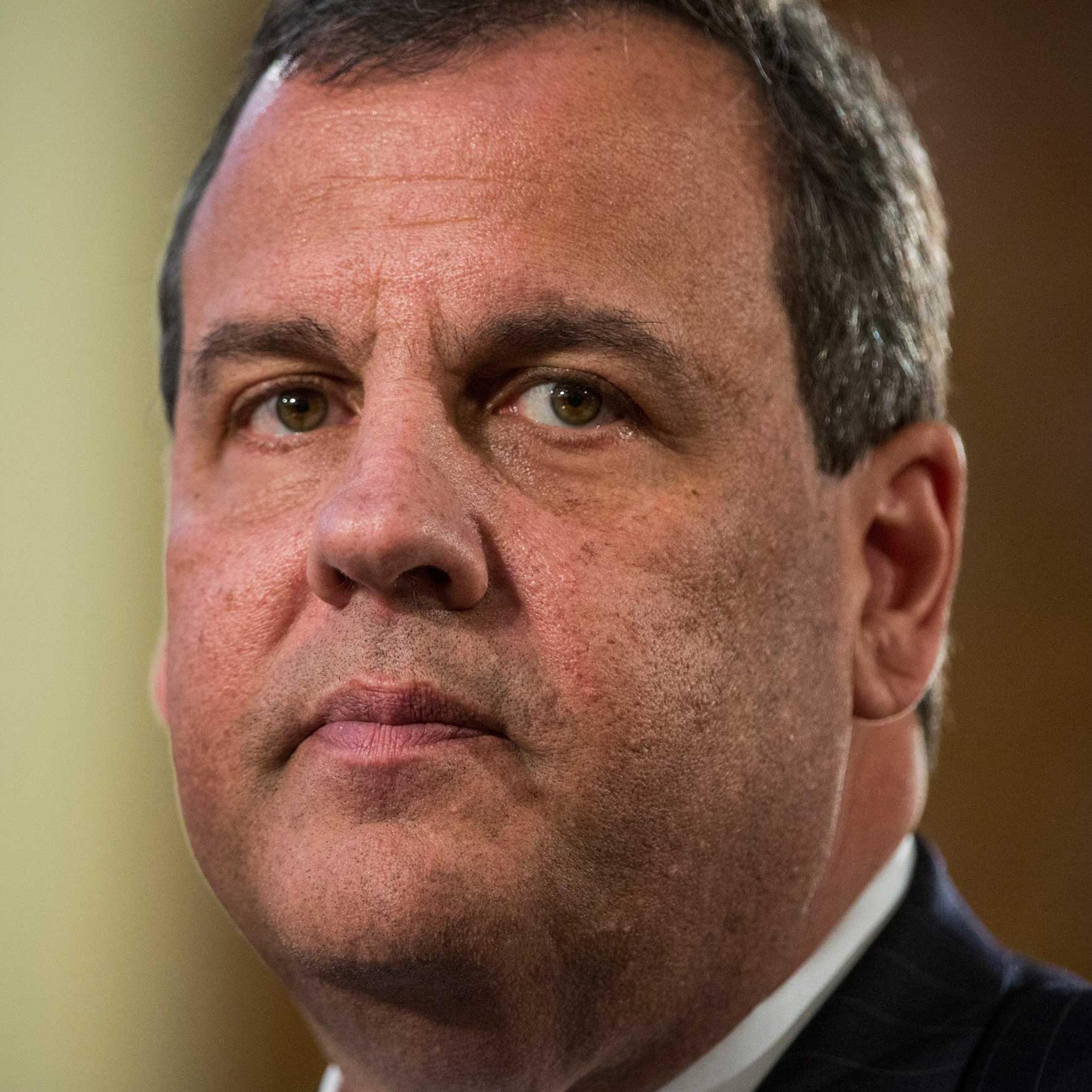 New Jersey Governor Chris Christie gives the annual State of the State address on Jan. 13, 2015 in Trenton, New Jersey.