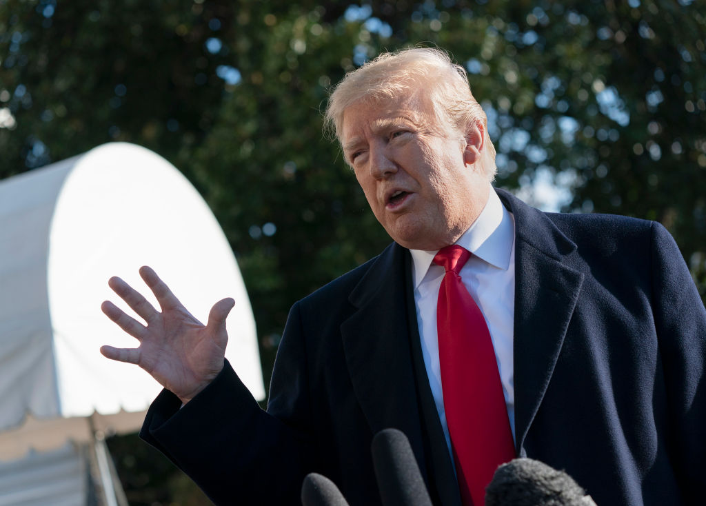 President Trump Departs The White House For Camp David