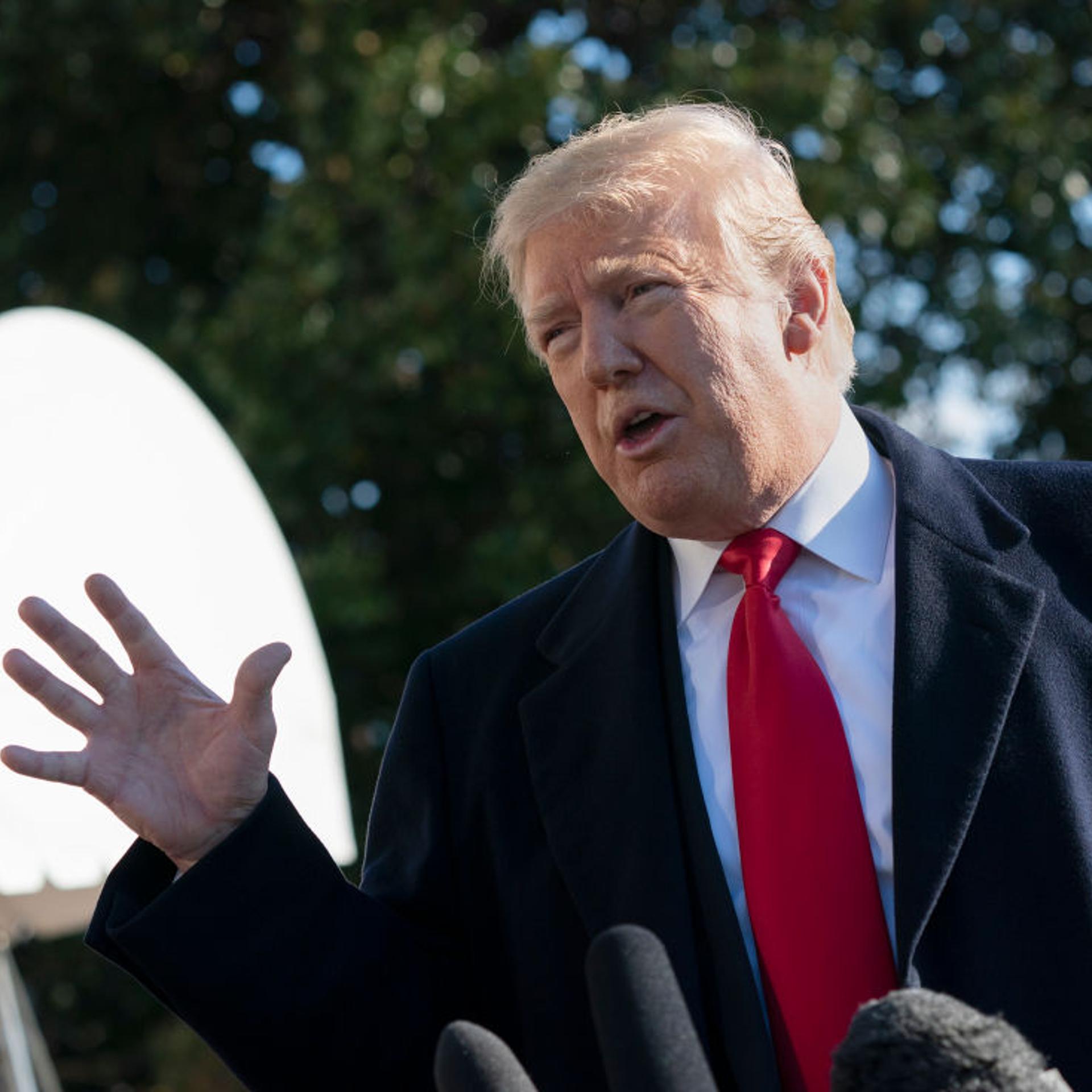 President Trump Departs The White House For Camp David