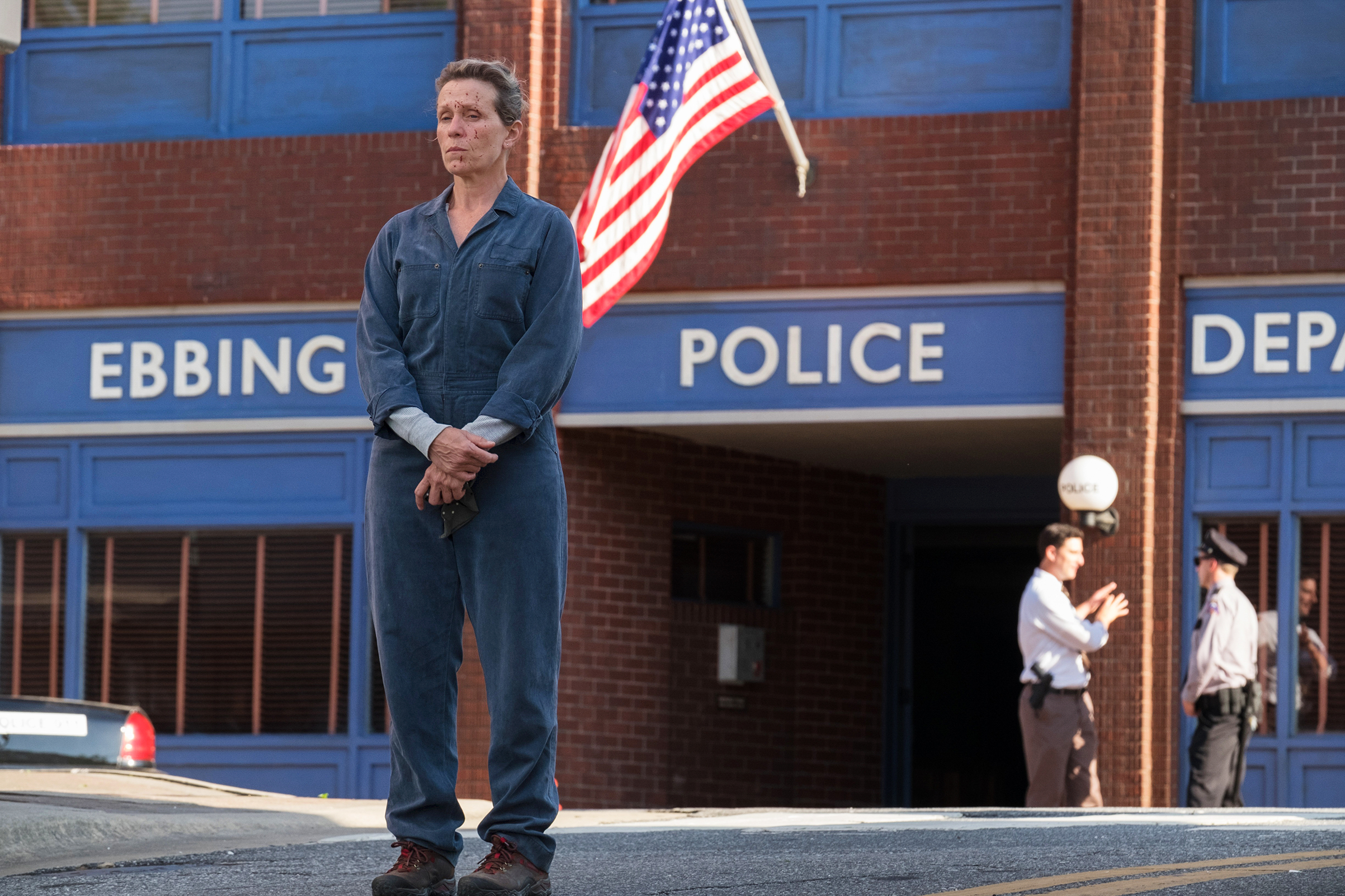 Frances McDormand in the film Three Billboards Outside Ebbing, Missouri