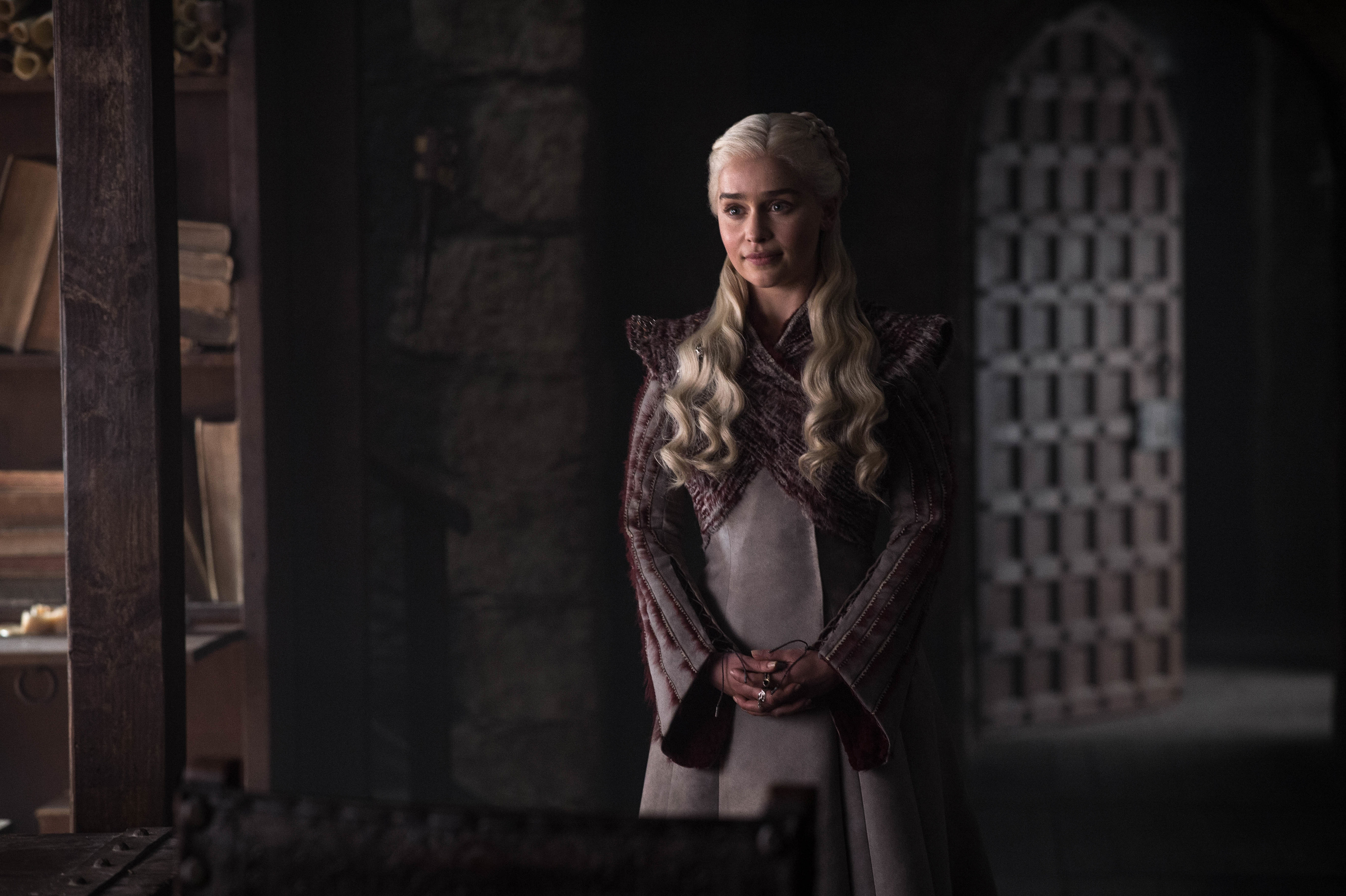 Emilia Clarke as Daenerys Targaryen on <i>Game of Thrones</i>