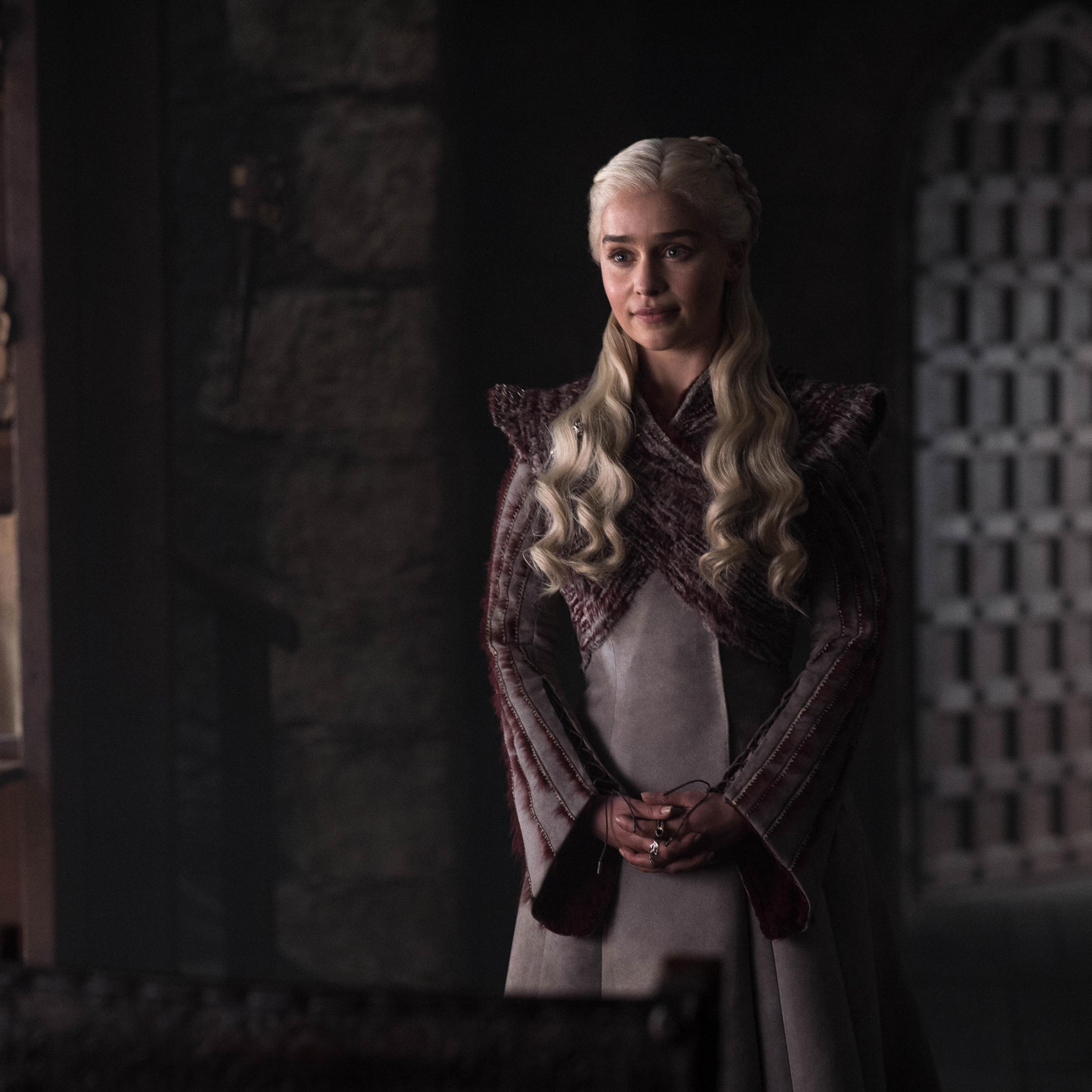 Emilia Clarke as Daenerys Targaryen on <i>Game of Thrones</i>