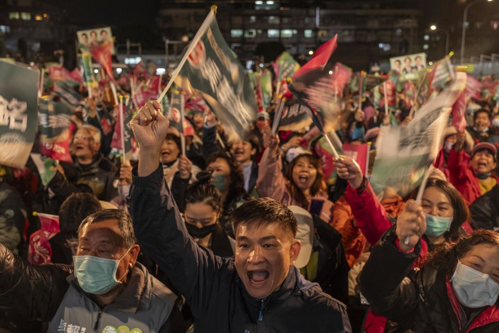 Taiwan's Vice President Lai Ching-te Holds Campaign Rally Ahead of Presidential Election