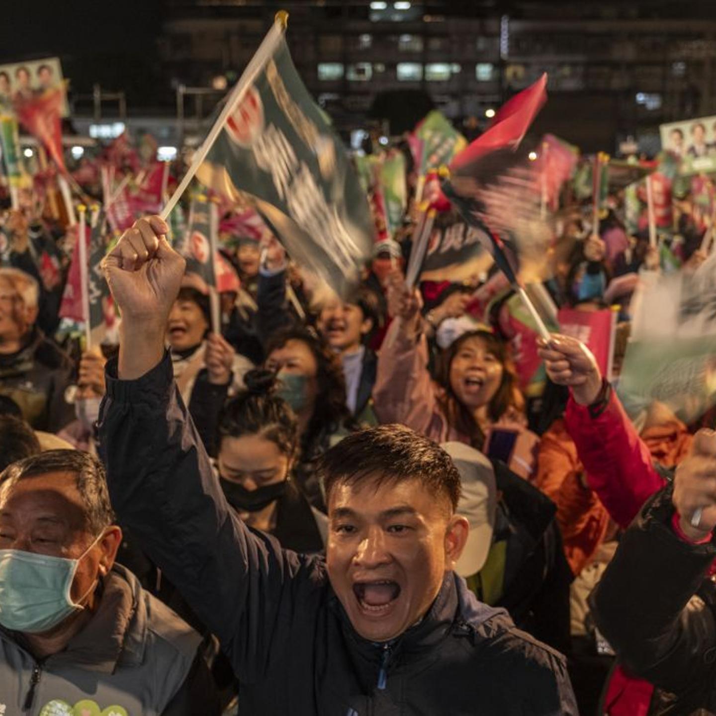 Taiwan's Vice President Lai Ching-te Holds Campaign Rally Ahead of Presidential Election