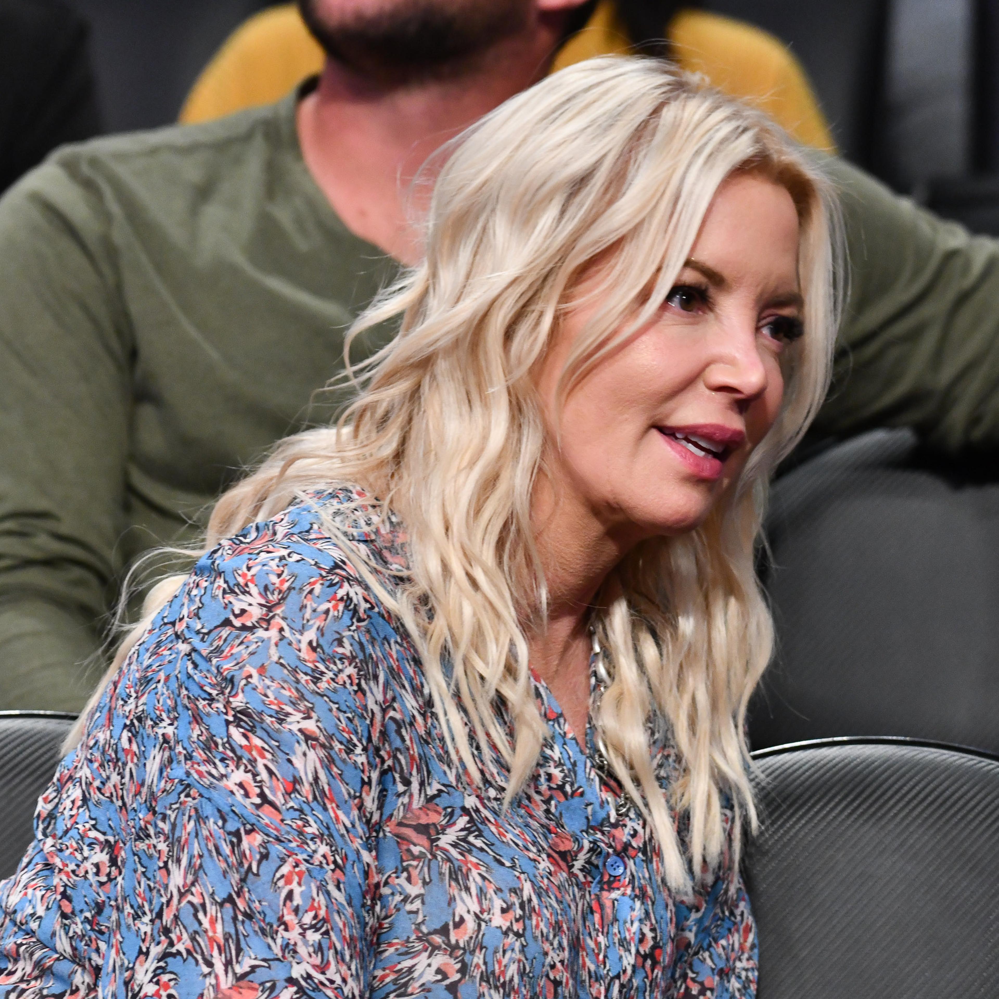 Celebrities At The Los Angeles Lakers Game