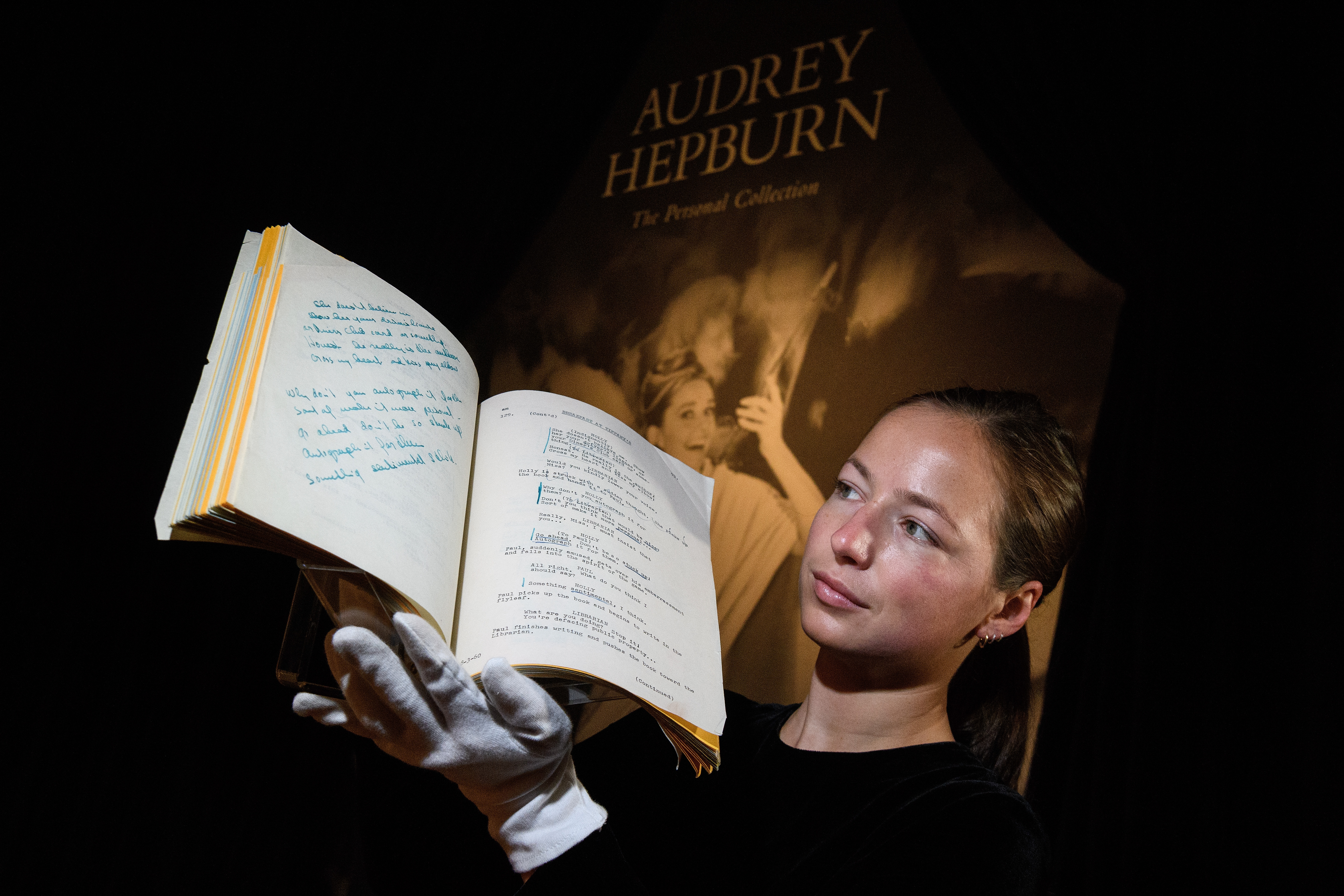 Christies Auction House Holds Preview Of Audrey Hepburn's Jewellery Sale