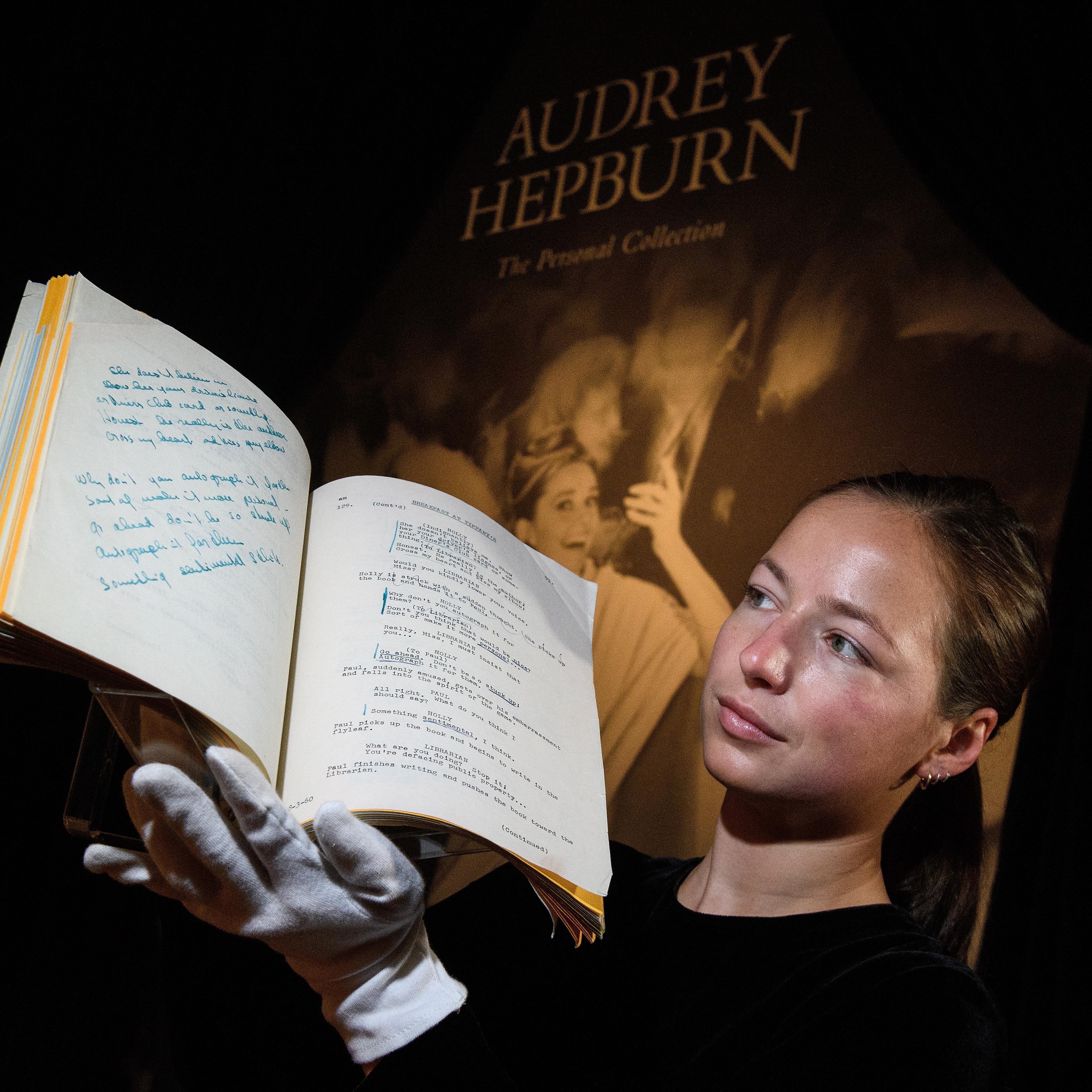 Christies Auction House Holds Preview Of Audrey Hepburn's Jewellery Sale