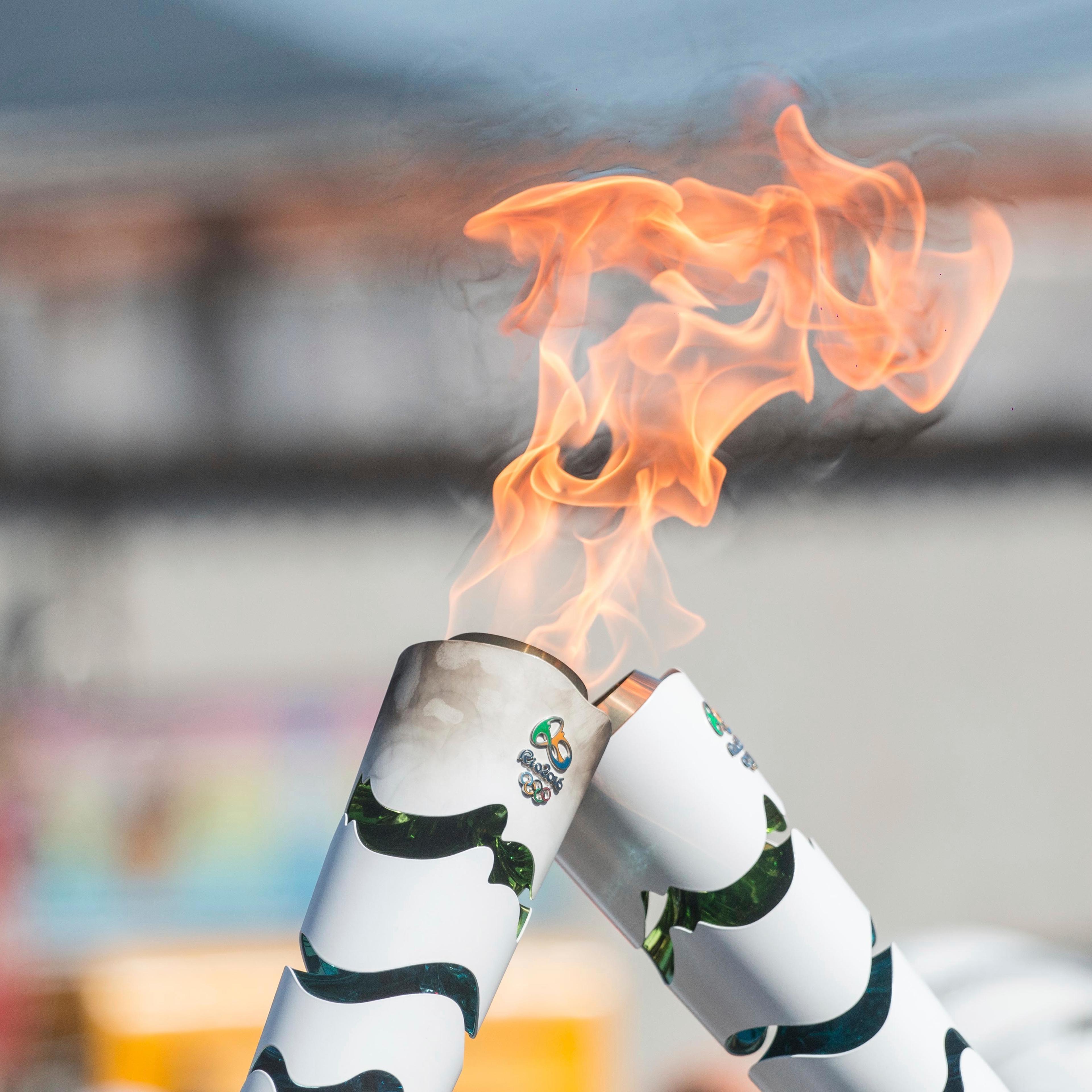 Olympic Torch Relay in Ubatuba Ahead of Rio 2016 Olympics