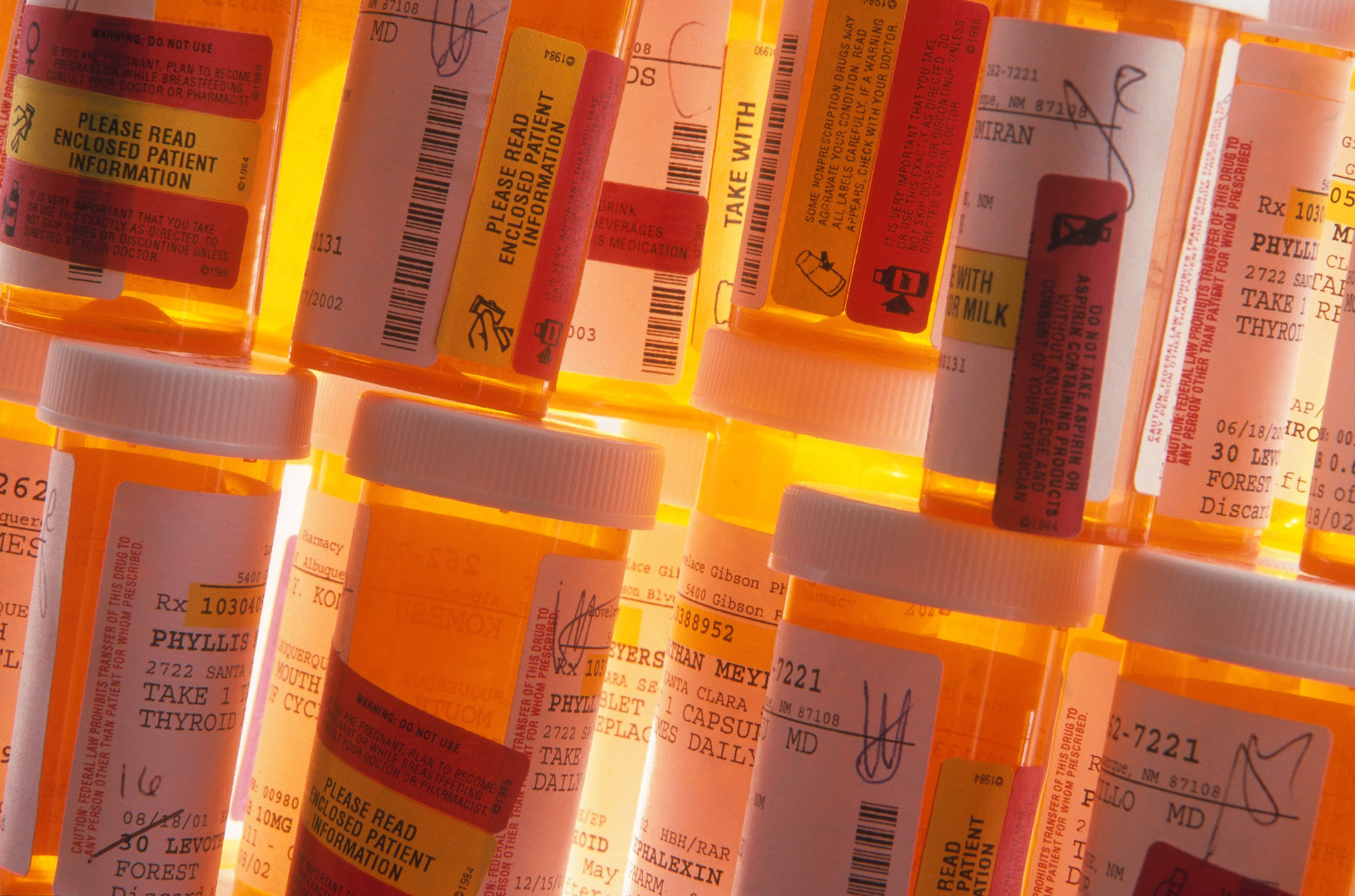 Prescription bottles