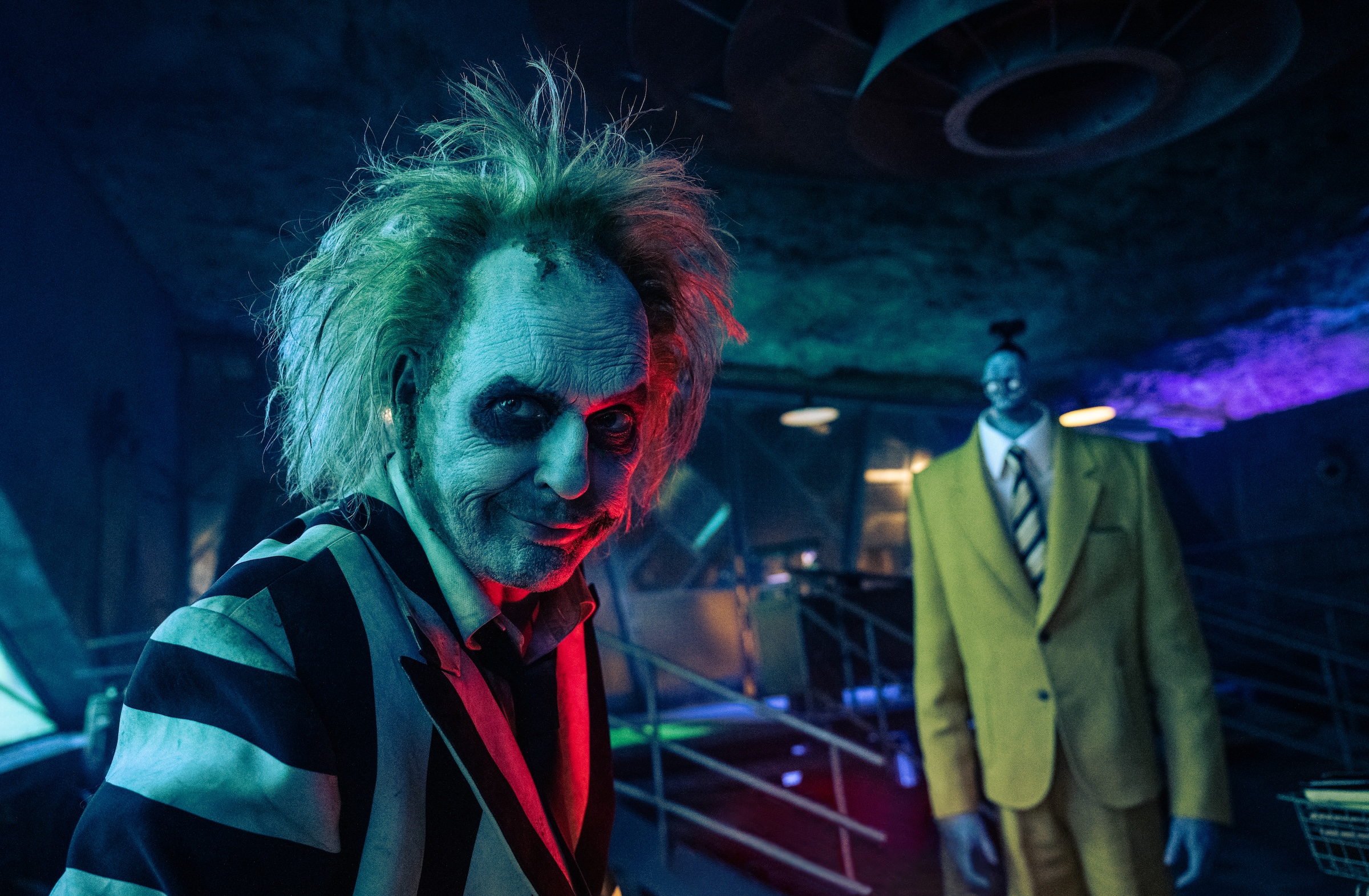 Michael Keaton as Beetlejuice in 'Beetlejuice Beetlejuice'
