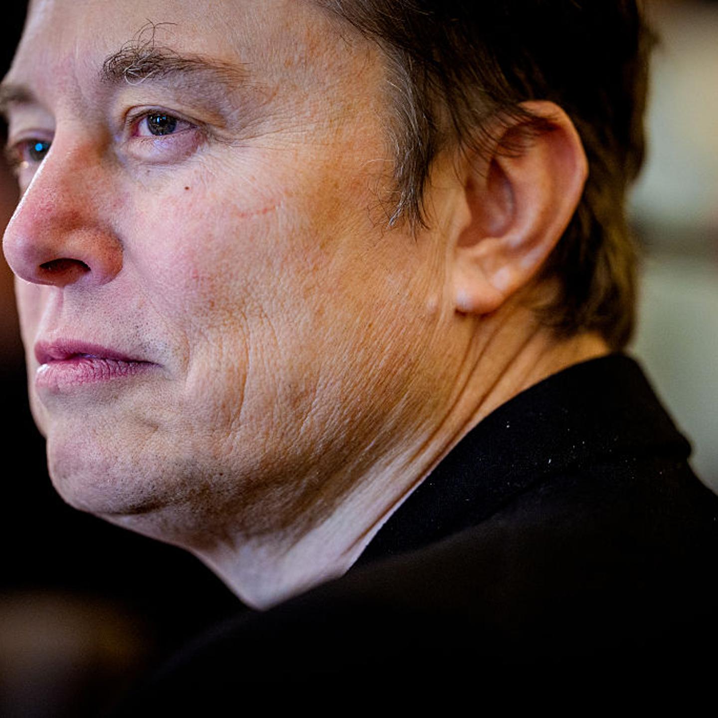 White House Senior Advisor, Tesla and SpaceX CEO Elon Musk attends a Cabinet meeting at the White House in Washington, D.C. on April 30, 2025.